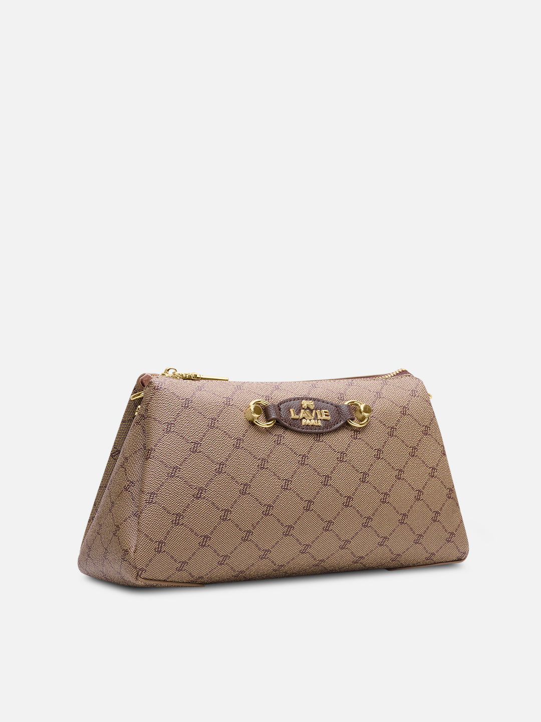 Mono Eloi 3 Compartment Medium Sling Bag Latte