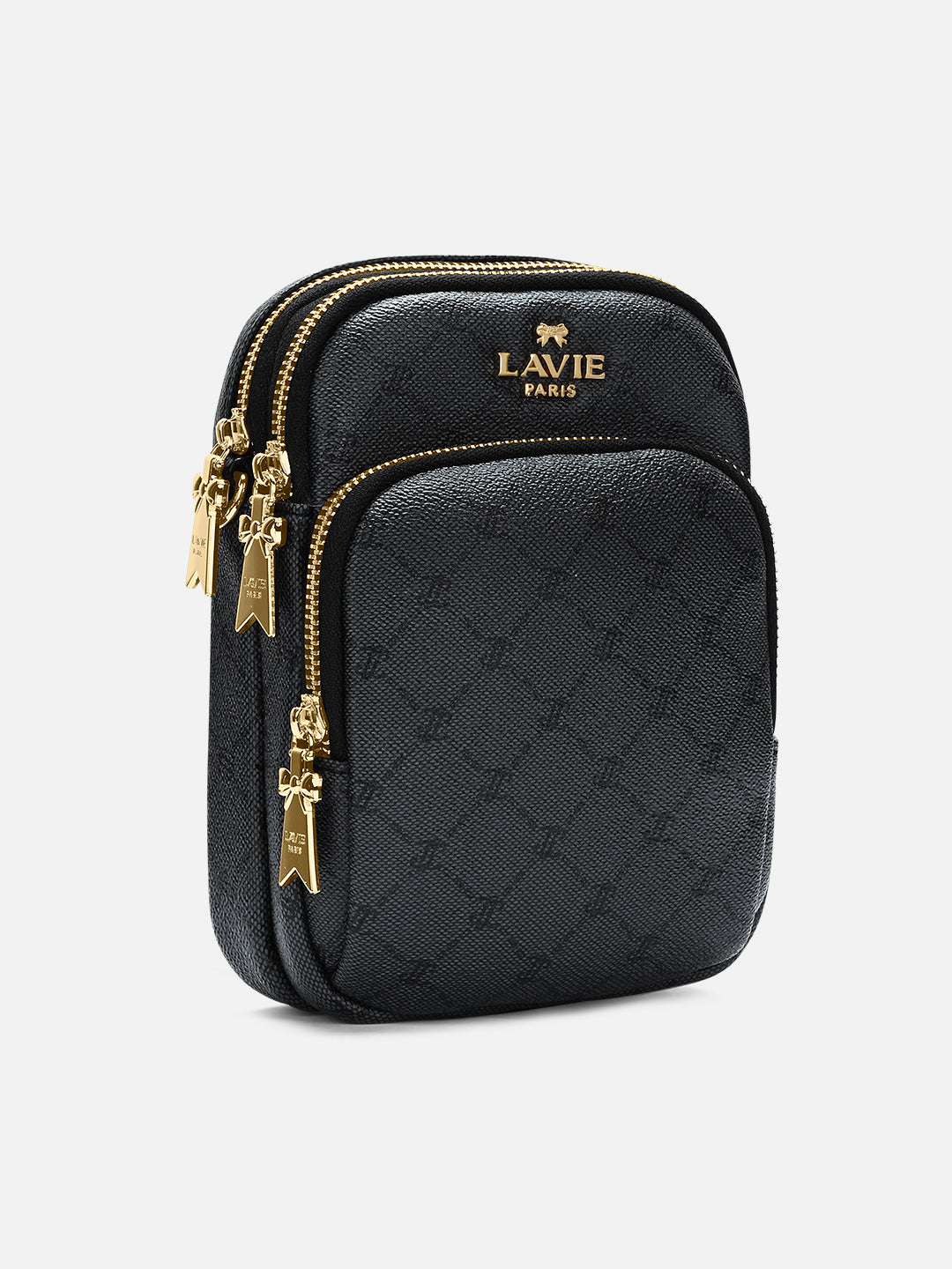 Mono Mason Mobile Vt 3 Compartment Medium Sling Bag Charcoal