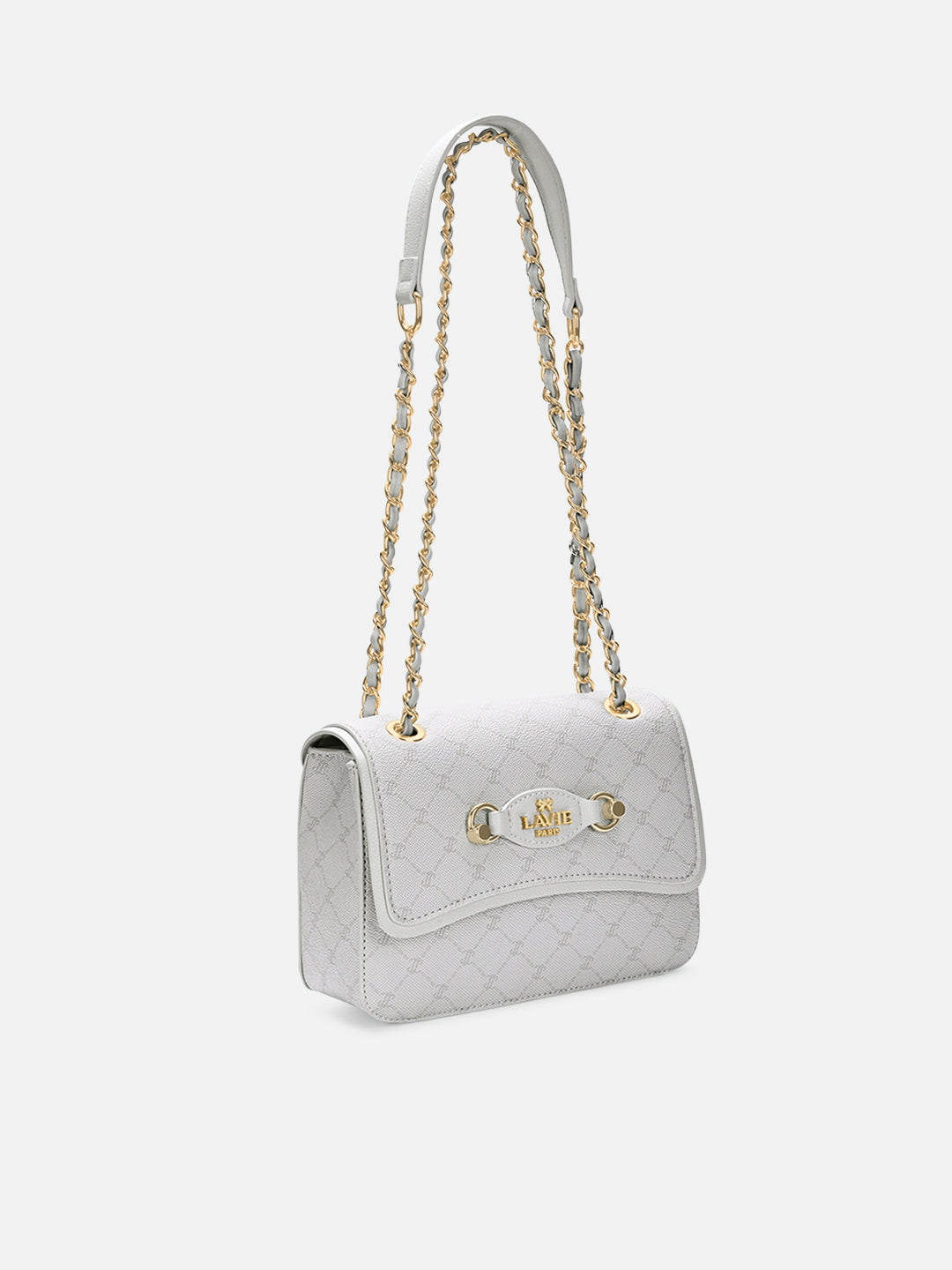 Mono Sean Flap 2 Compartment Medium Sling Bag Ivory