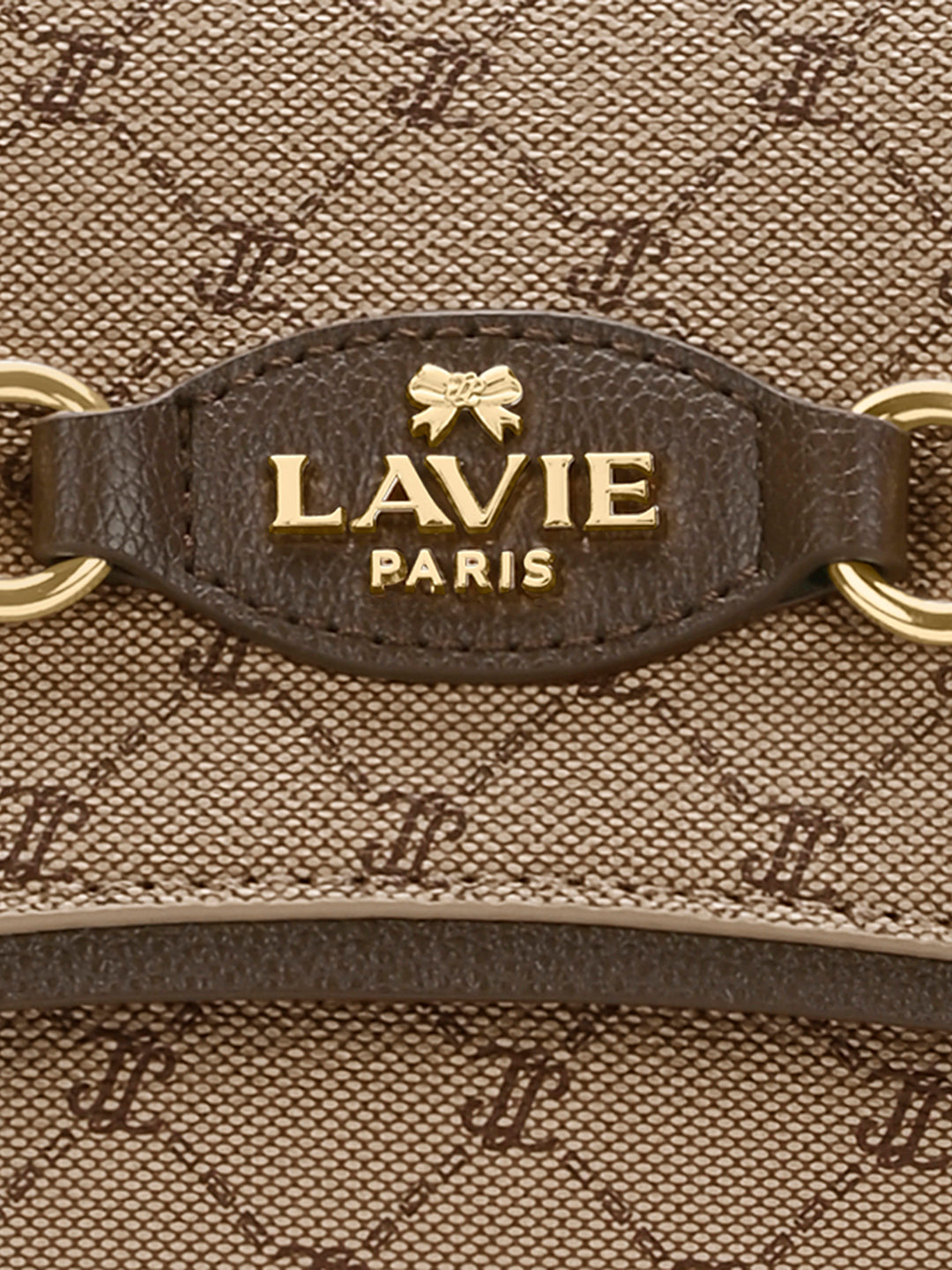 Mono Sean Flap 2 Compartment Medium Sling Bag Latte