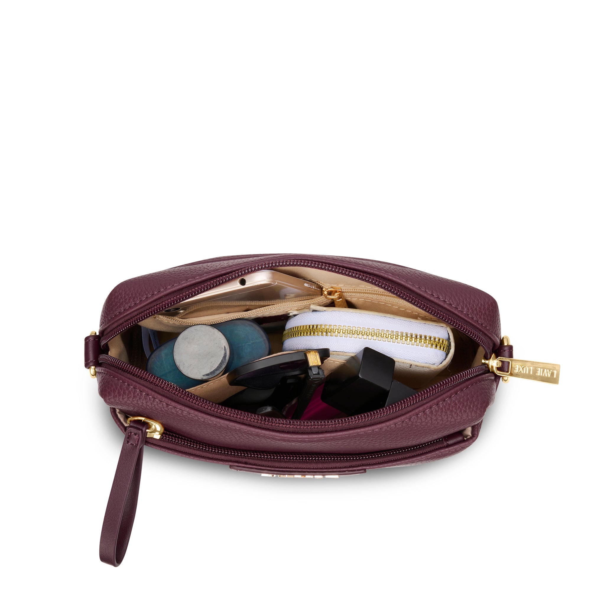 Sophie Dome Sling Bag Wine