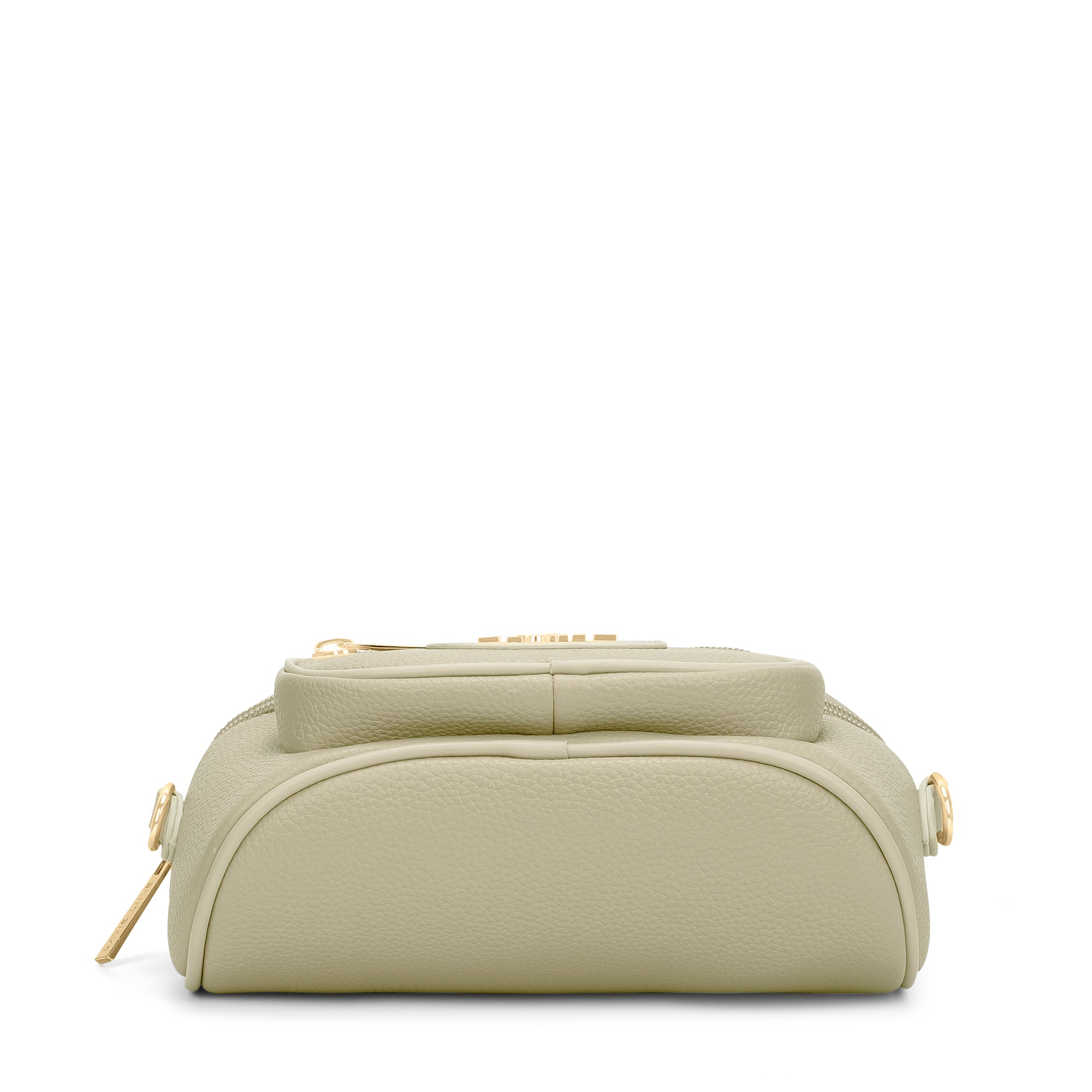 Sophie Oval Top Zip Beige
