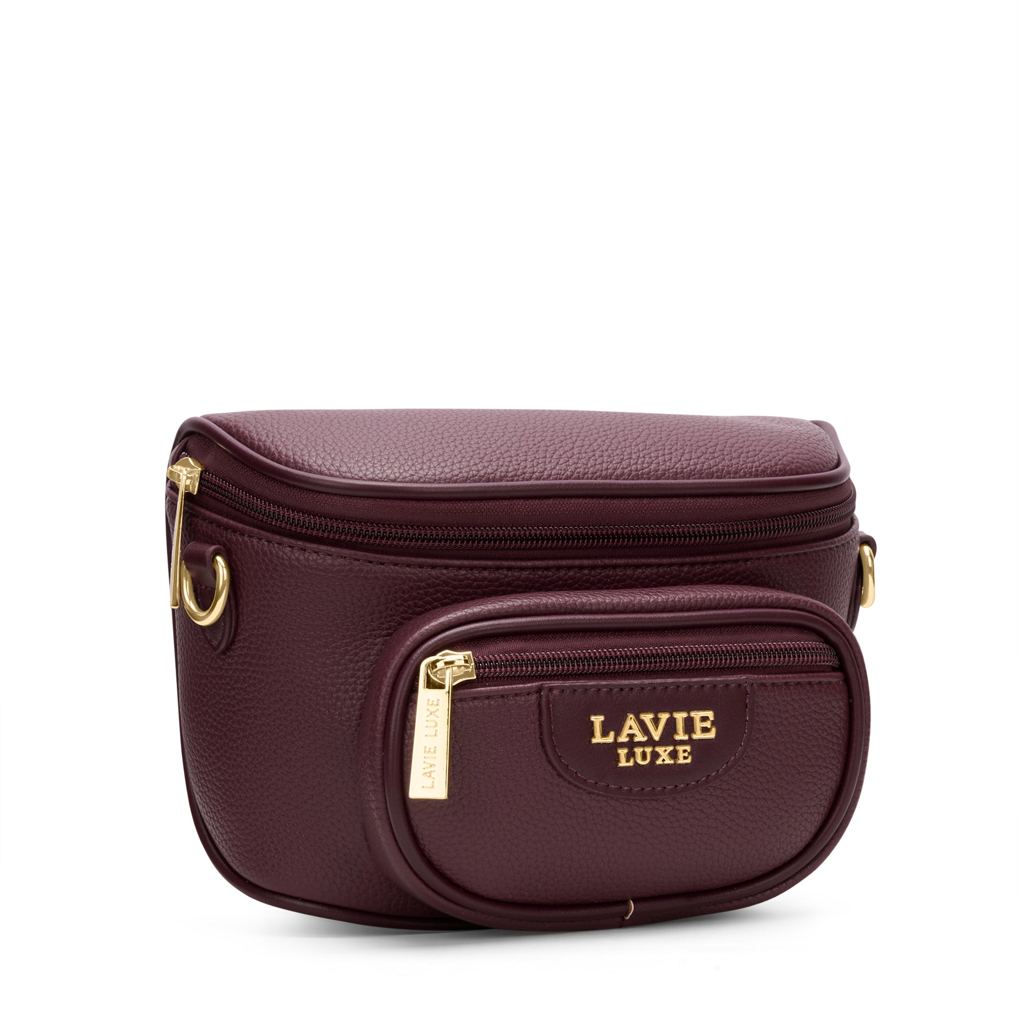 Sophie Oval Top Zip Wine