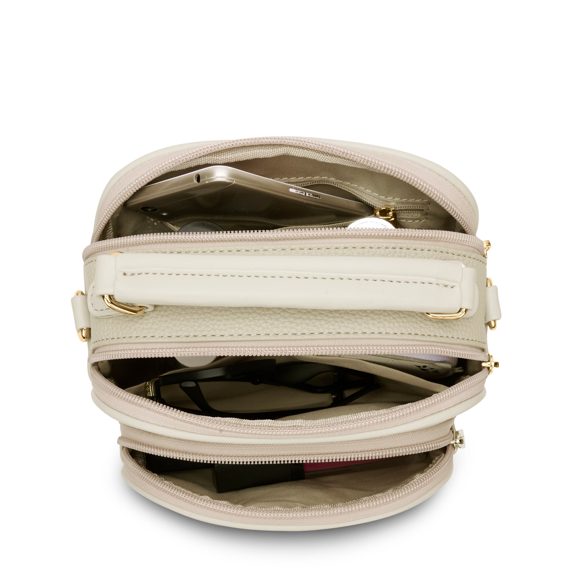 Sophie Top Handle Sling Bag Beige