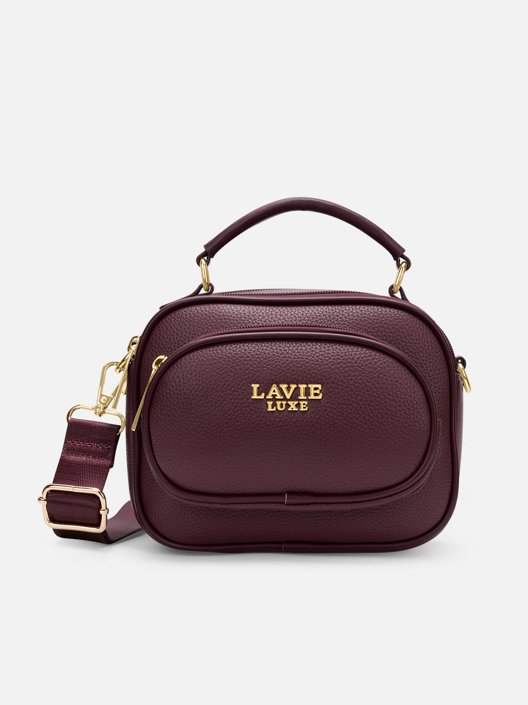Sophie Top Handle Small Wine Sling Bag