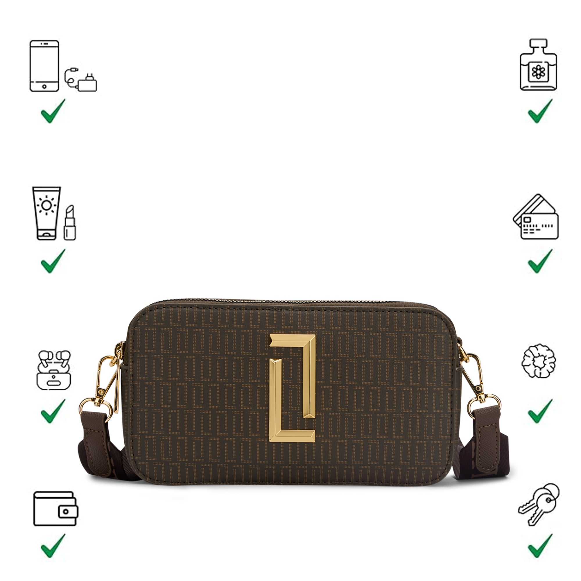 Lx Mono Fenny26 Boxladies Handbag