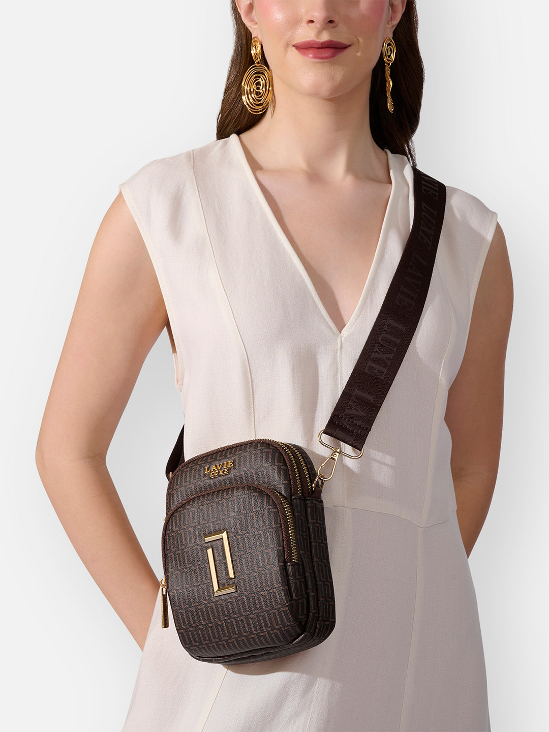 Lx Mono Mobile26 3C Ladies Handbag