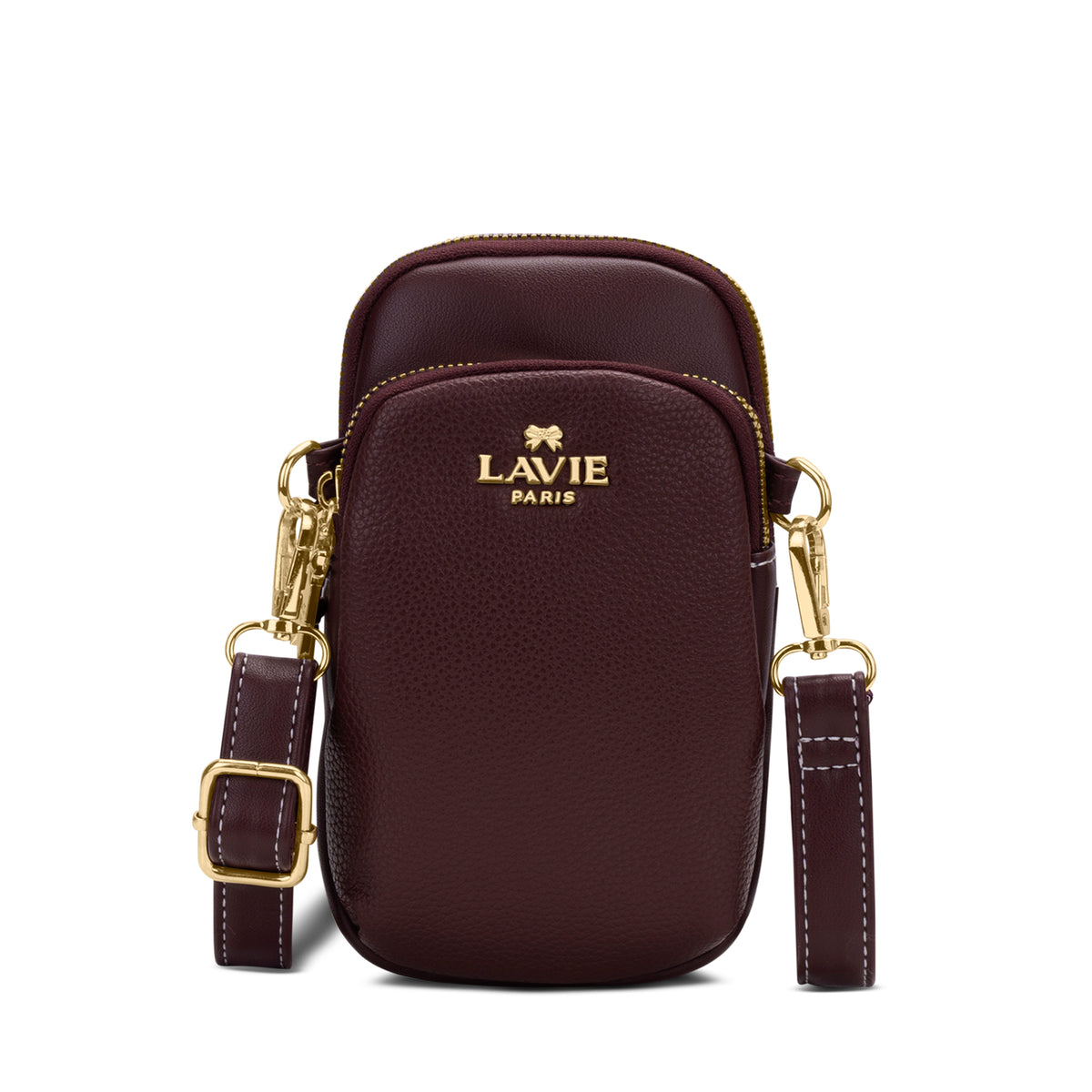 Soft Karen Mobile 2 Compartment Small Wine Sling Bag