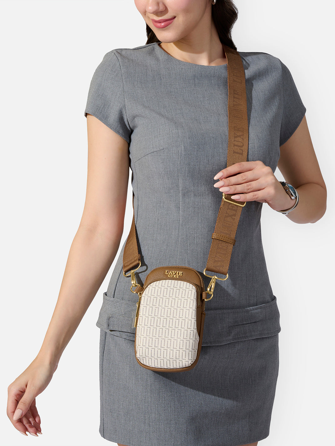 Lx Mono Mobile26 2C Ladies Handbag