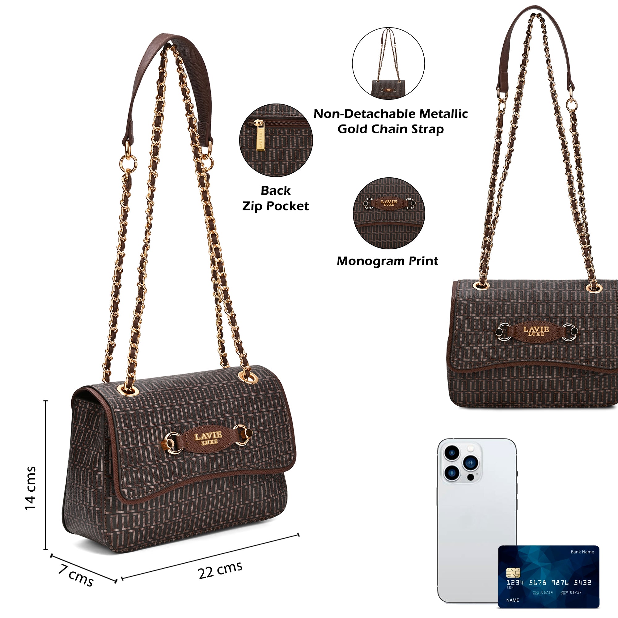 Lx Mono Jess26 Sb Ladies Handbag