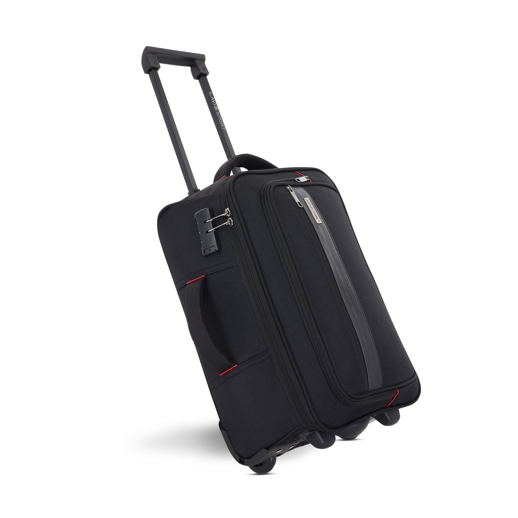 Royalty Wheel Duffle Bag Laptop Compatible Combi Lock Black/Black