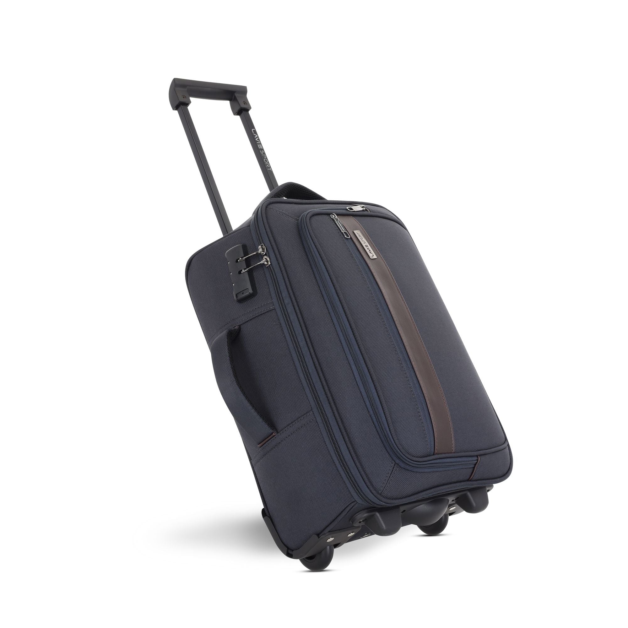 Royalty Wheel Duffle Bag Laptop Compatible Combi Lock C.Blue/Choco