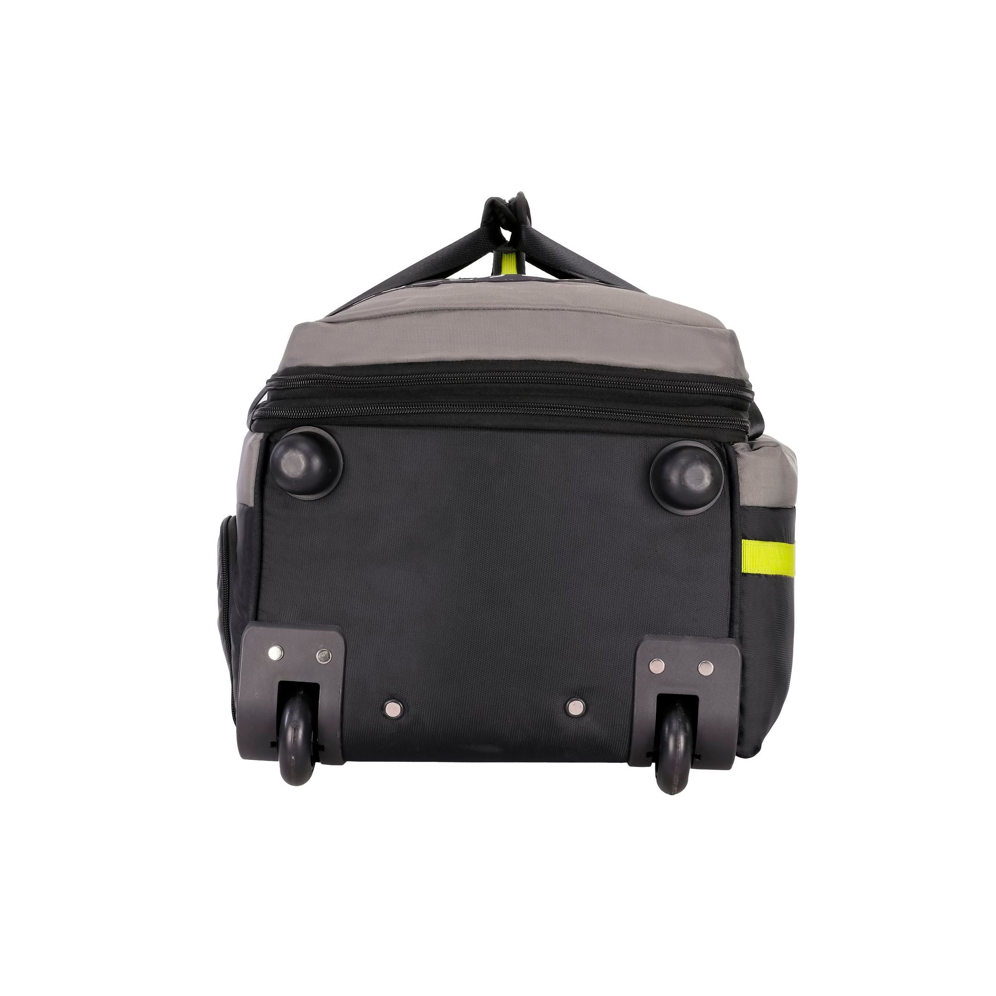 Apollo Wheel Duffle Trolley Bag Black/Grey