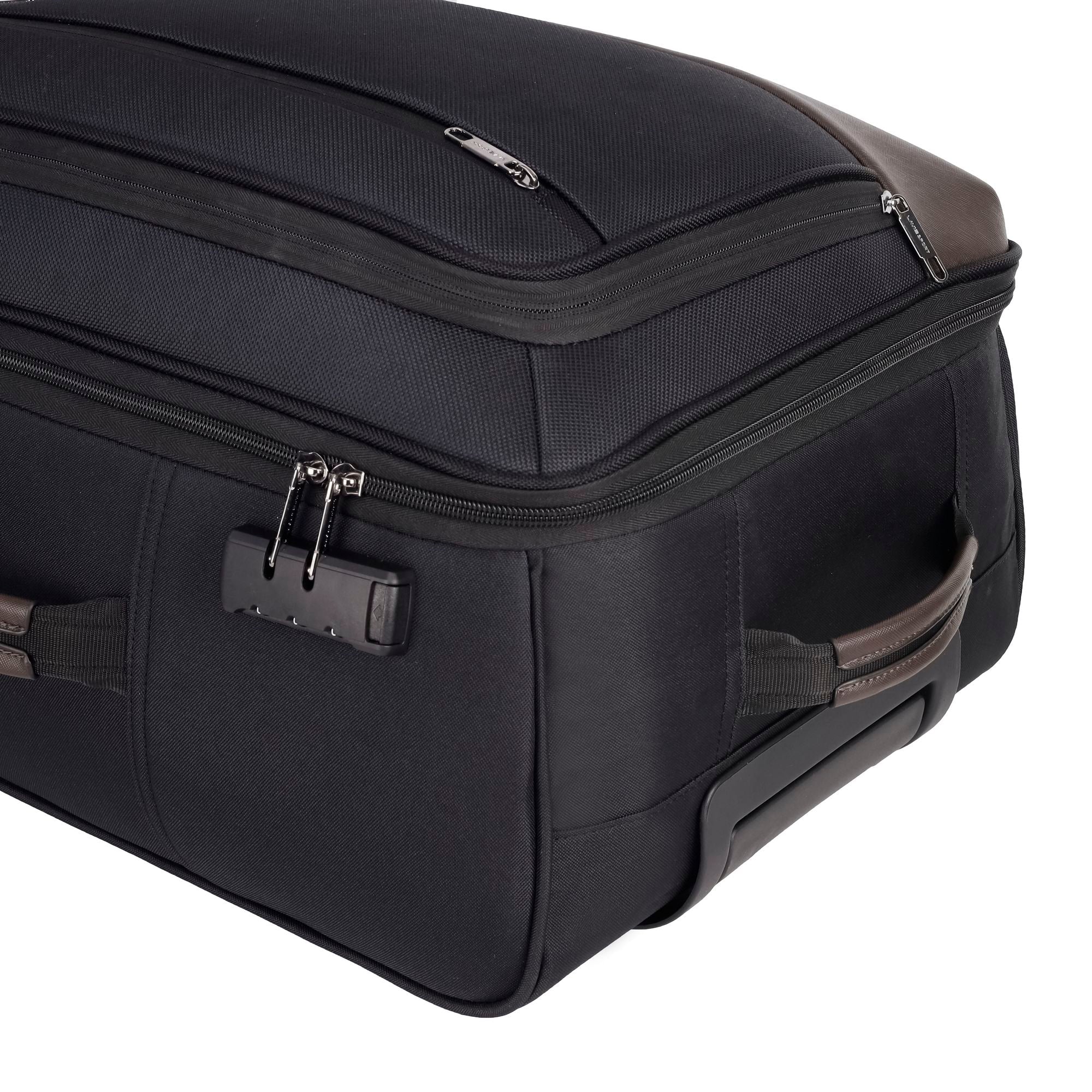 Pyramid Wheel Duffle Trolley Bag Black/Choco