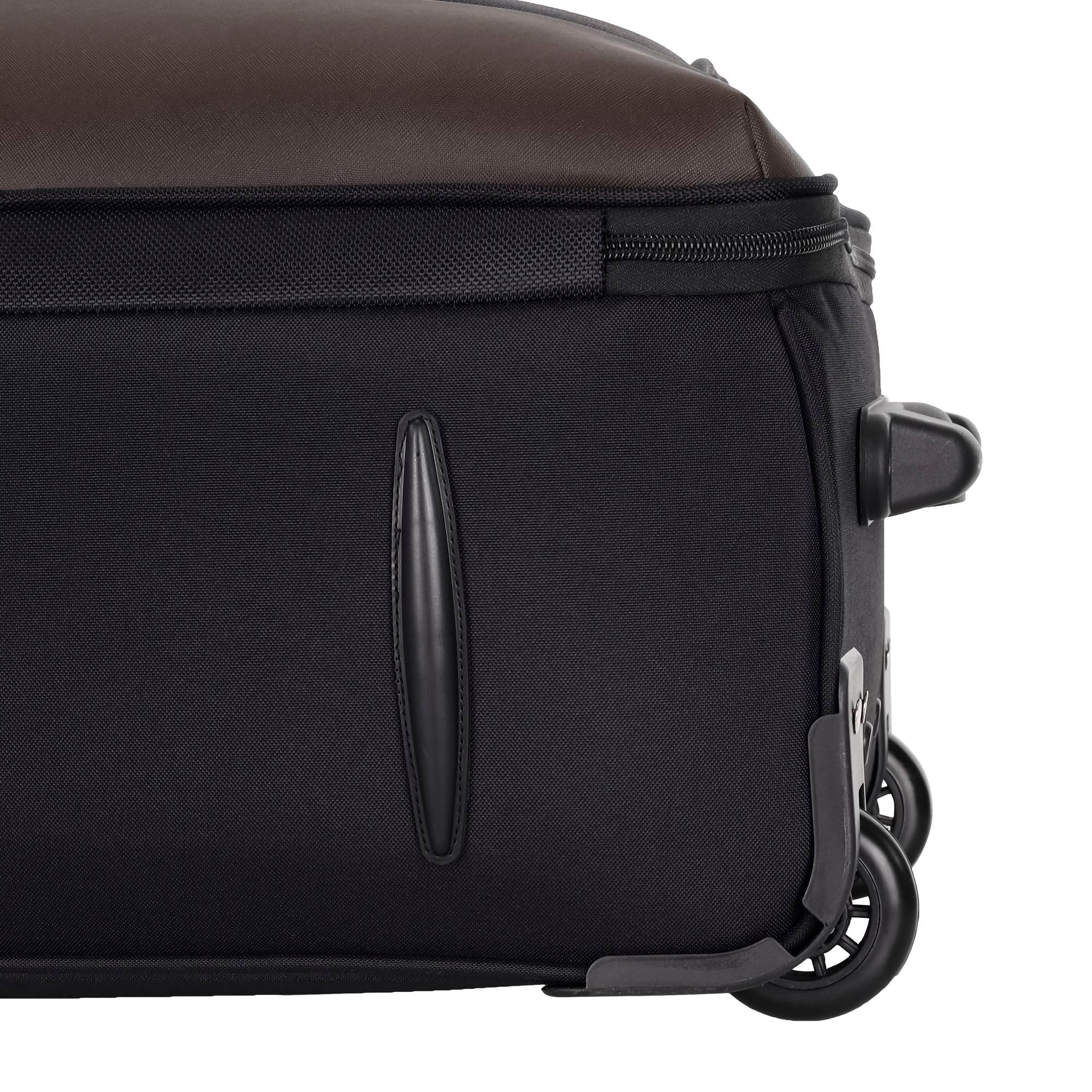 Pyramid Wheel Duffle Trolley Bag Black/Choco