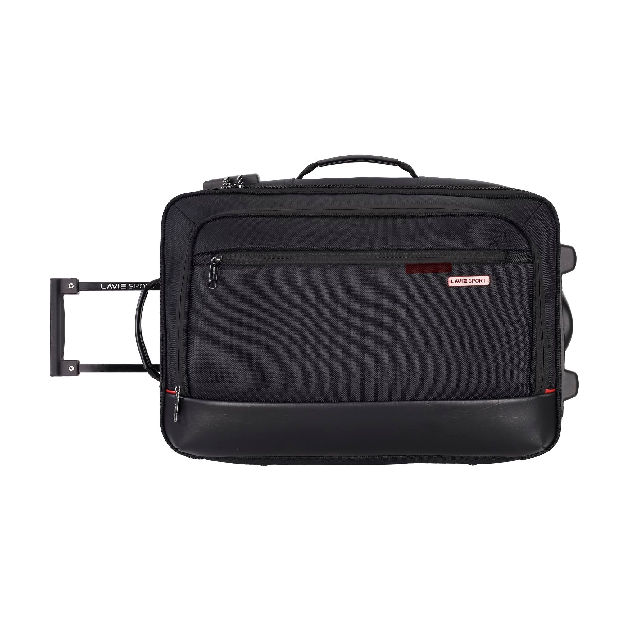 Pyramid Wheel Duffle Trolley Bag Black/Black