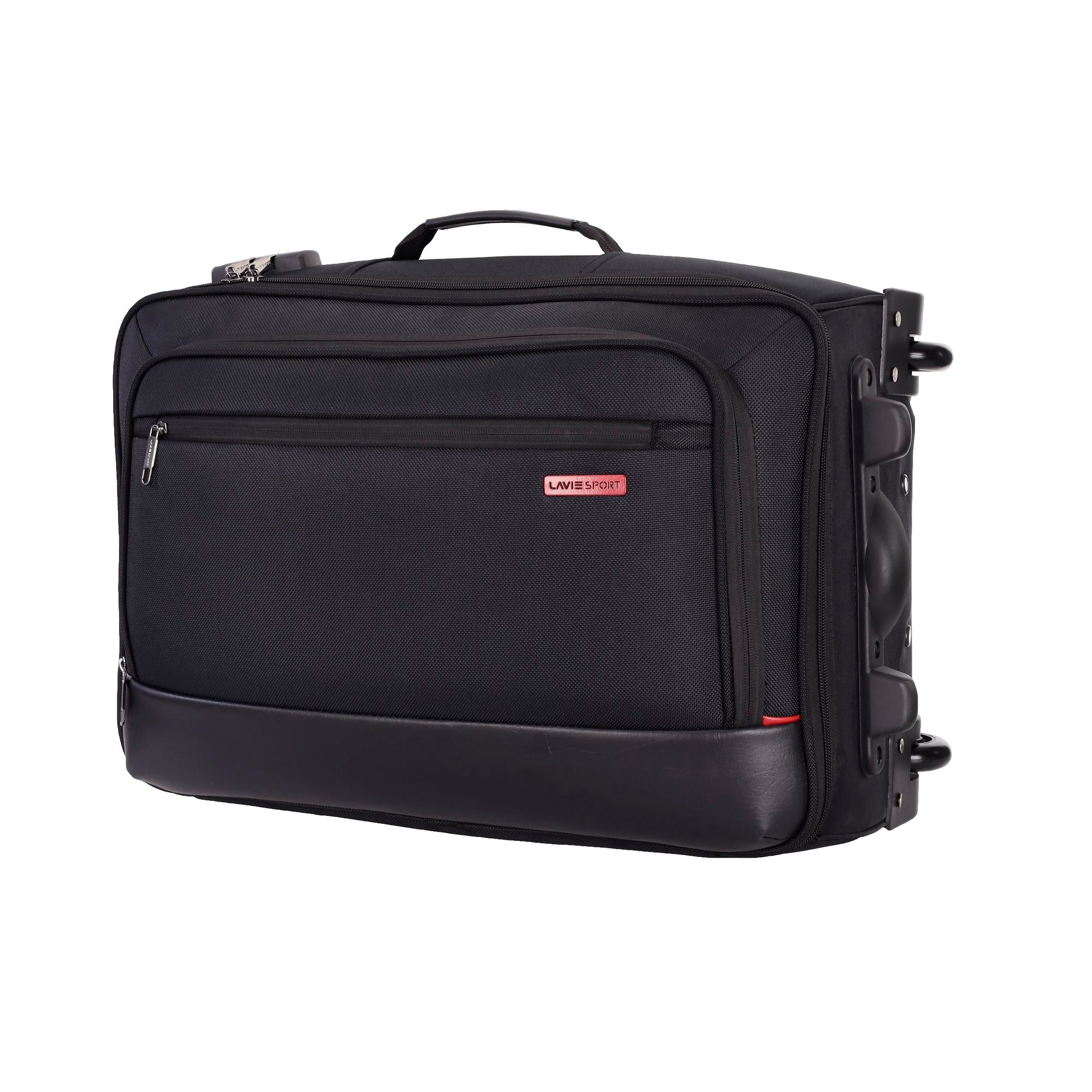 Pyramid Wheel Duffle Trolley Bag Black/Black