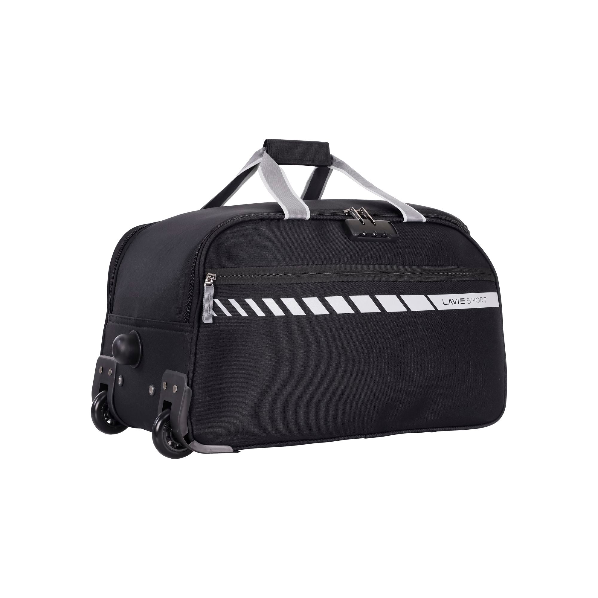 Pluto Combi Wheel Duffle Bag Trolley Black