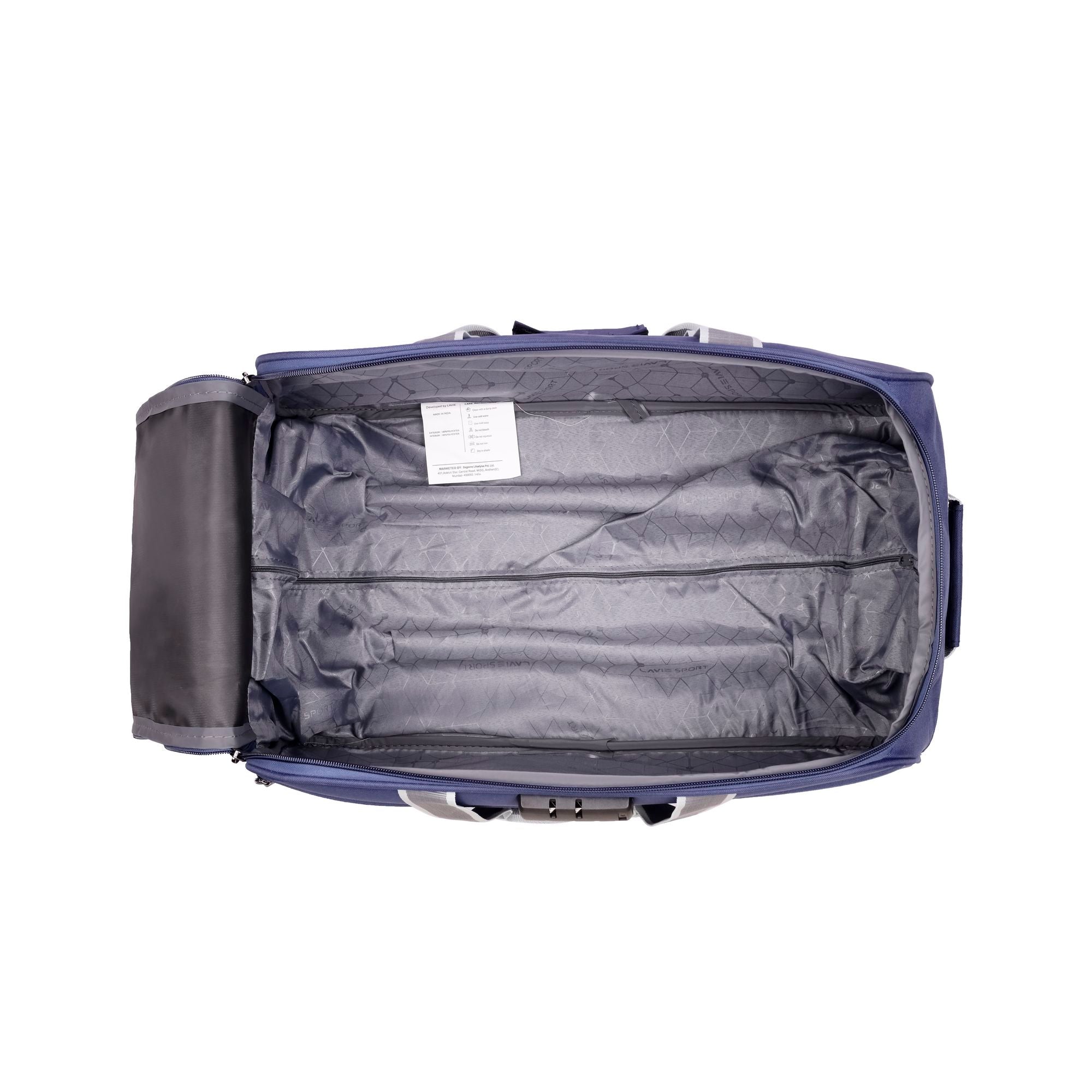 Pluto Combi Wheel Duffle Bag Trolley Navy