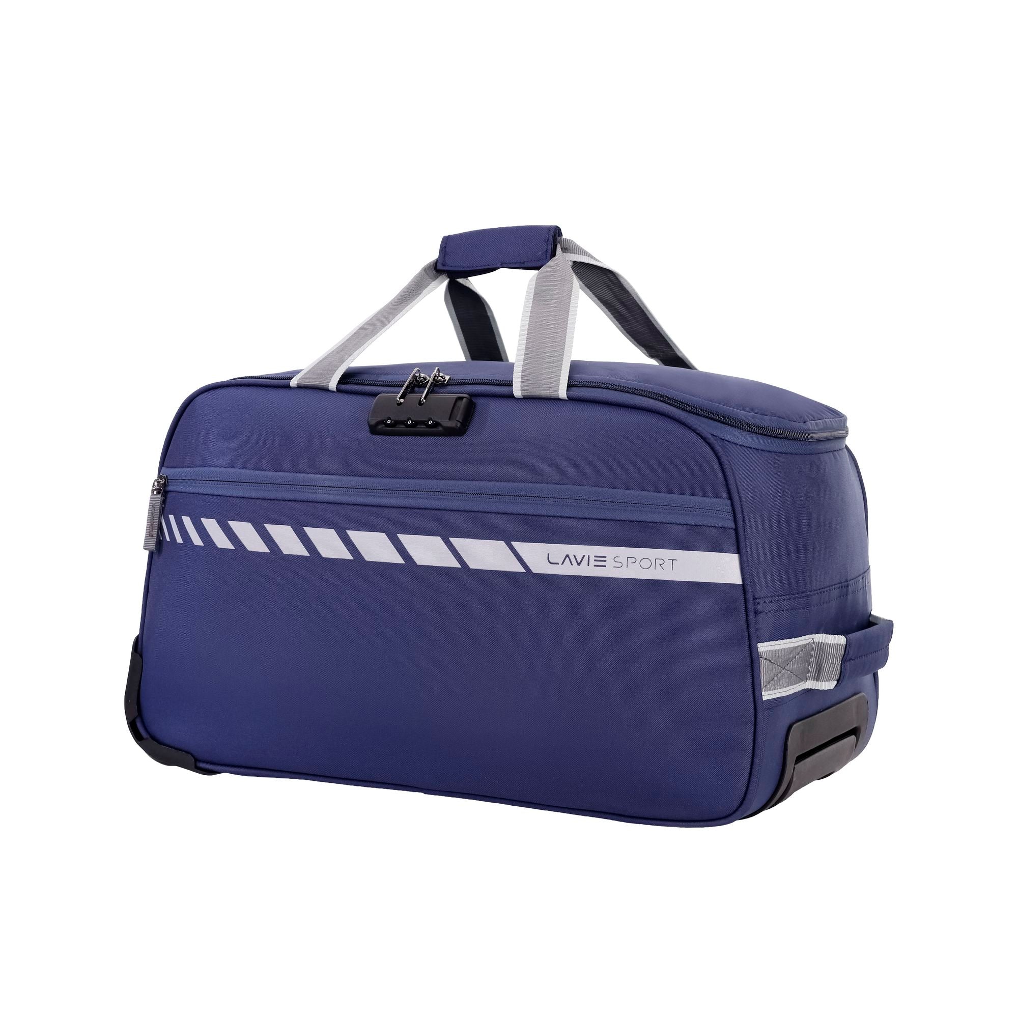 Pluto Combi Wheel Duffle Bag Trolley Navy
