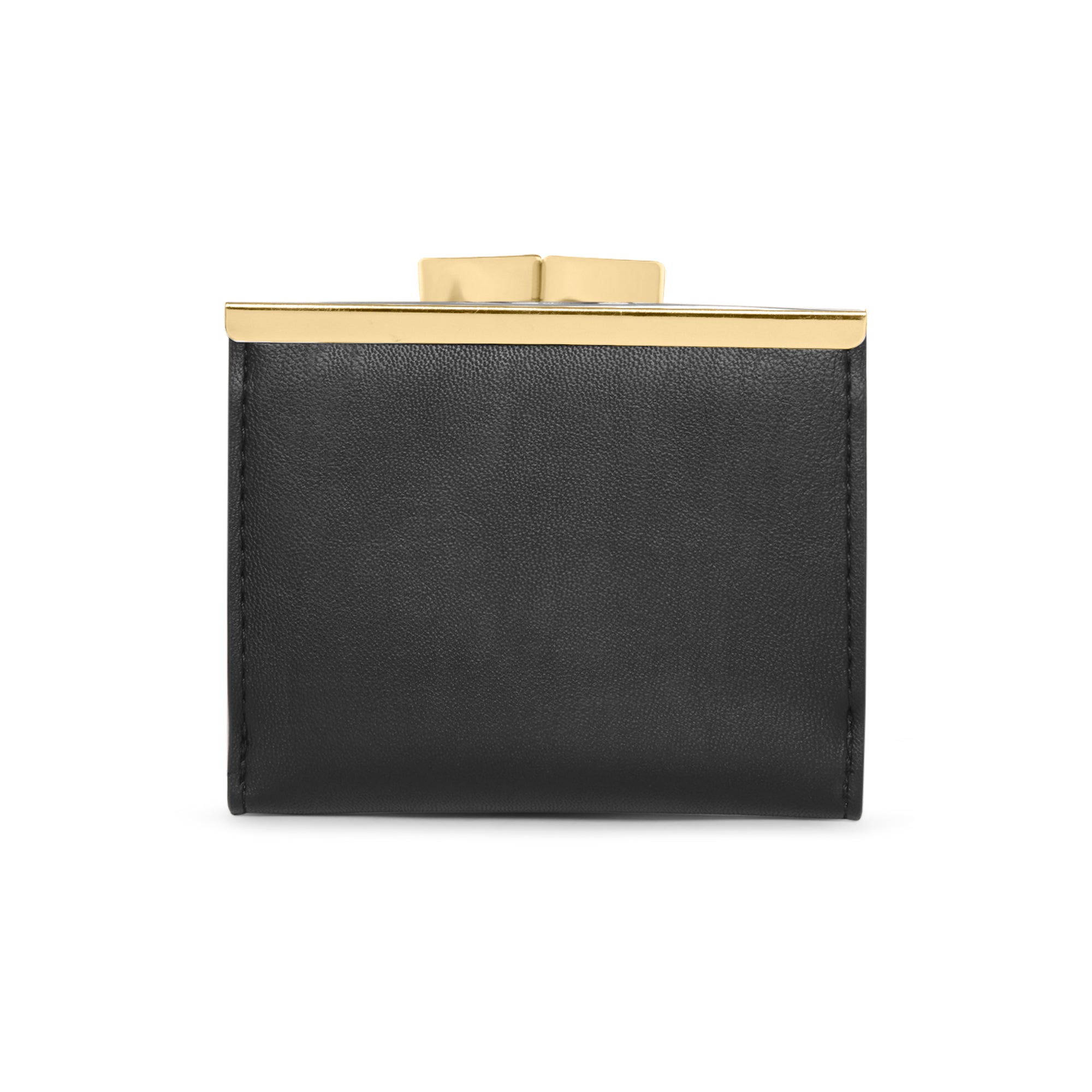 Lavie Luxe Black Small Women's Frame Wallet