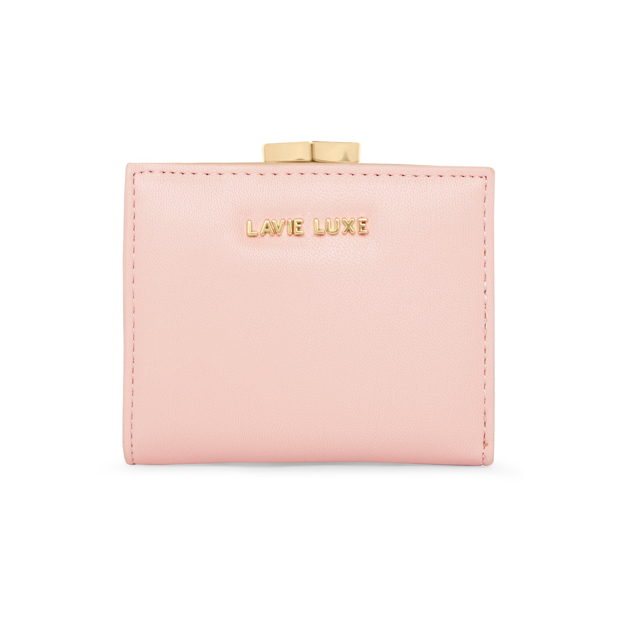 Lavie Luxe Light Pink Small Women's Frame Wallet