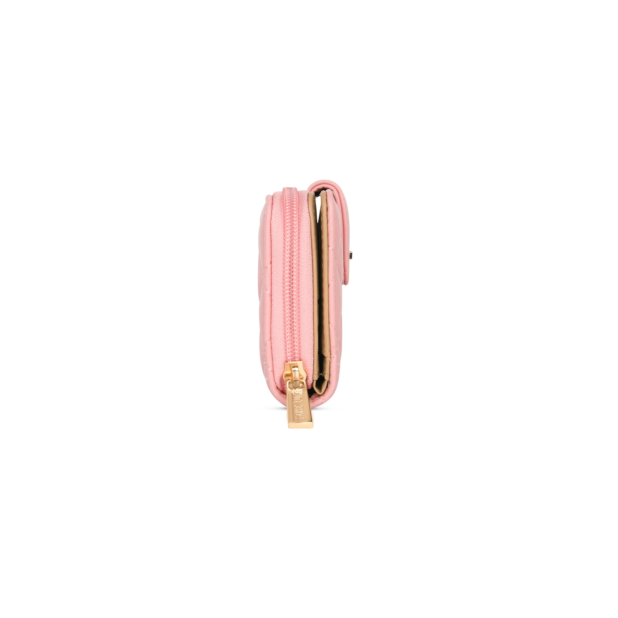 Lavie Luxe Light Pink Large Women's Diamond Bifold Wallet