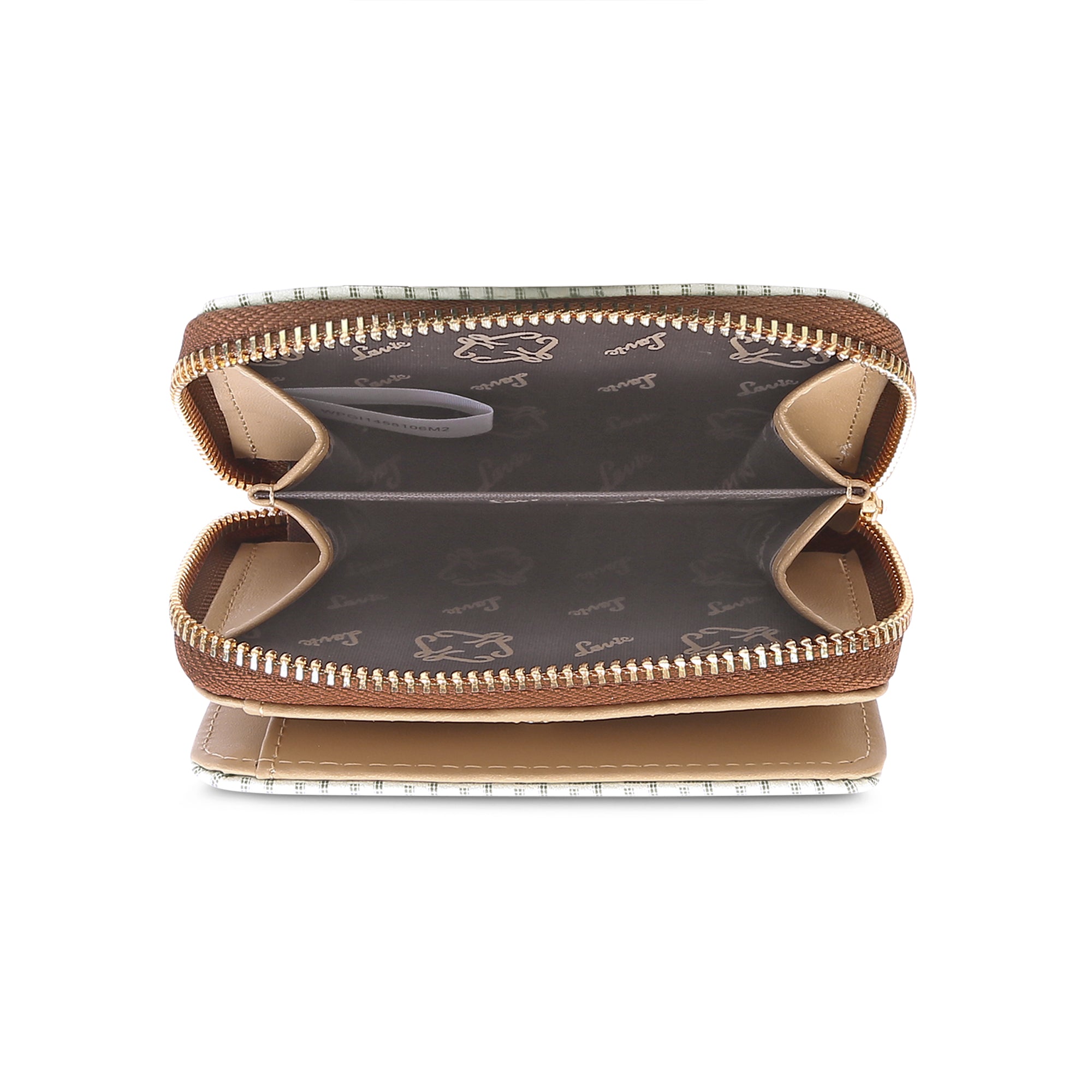 Lavie Luxe Mono Flap Off White Small Women's Wallet