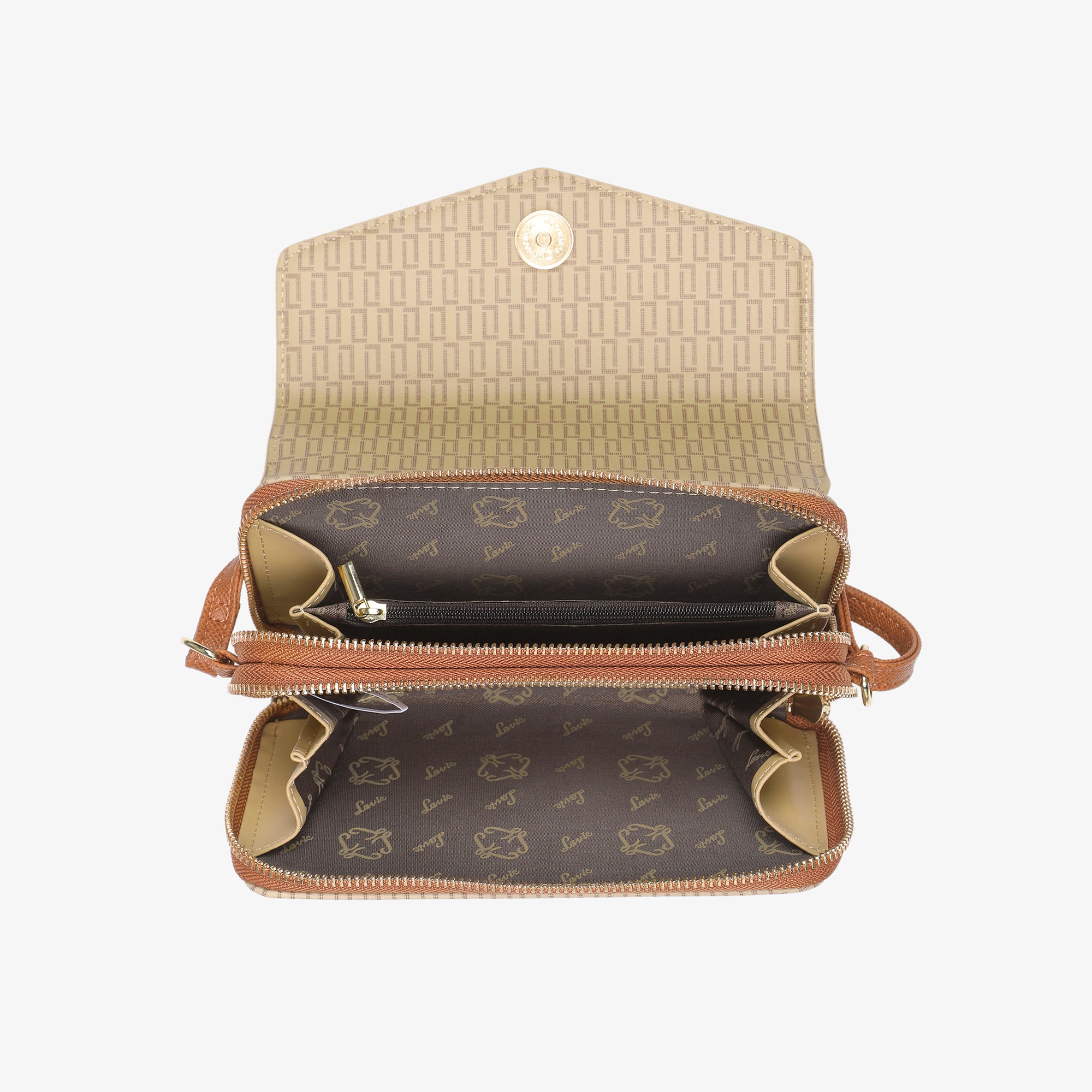 Lavie Luxe Sally Taupe Large Women's Sling Wallet