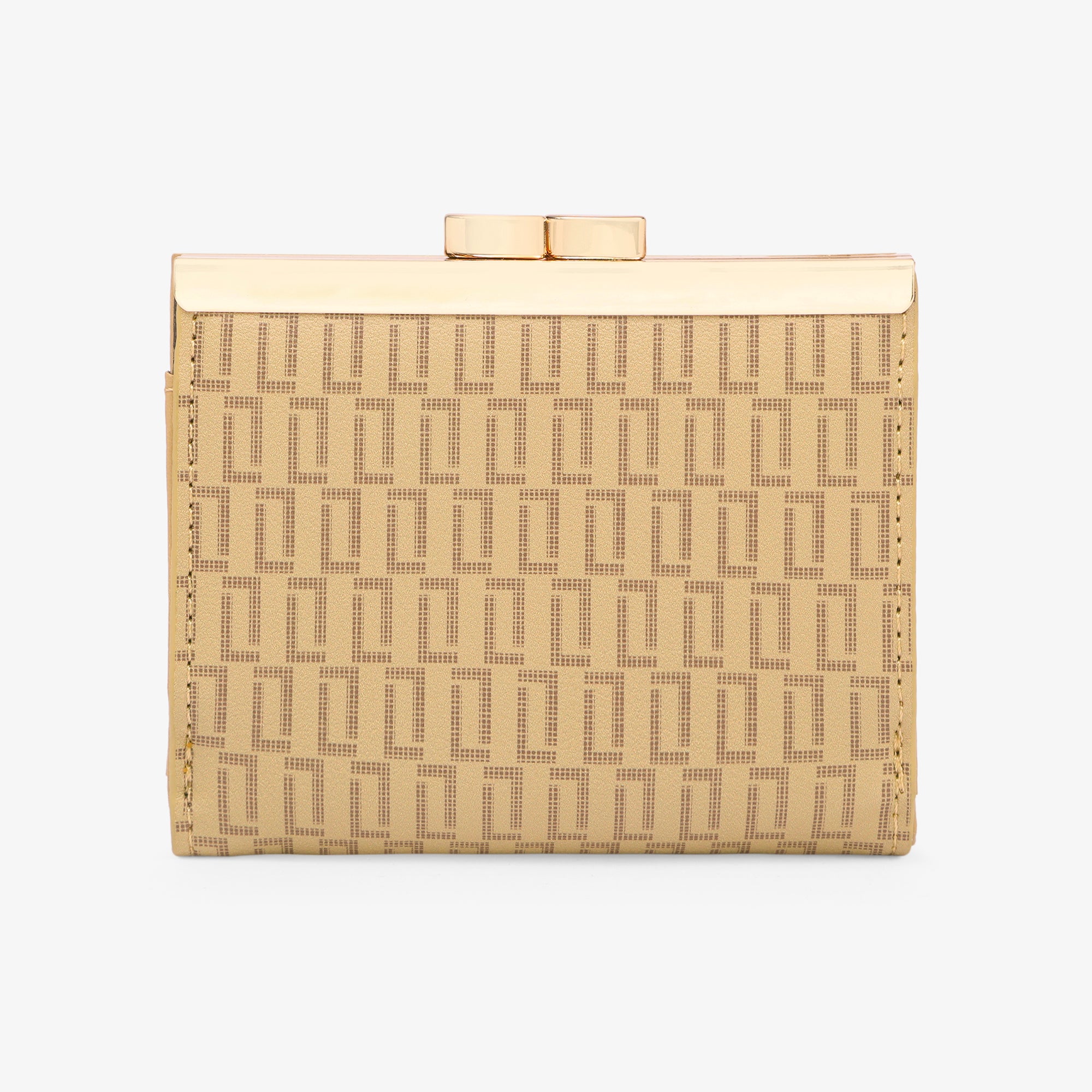 Lavie Luxe Mono Frame Taupe Small Women's Wallet