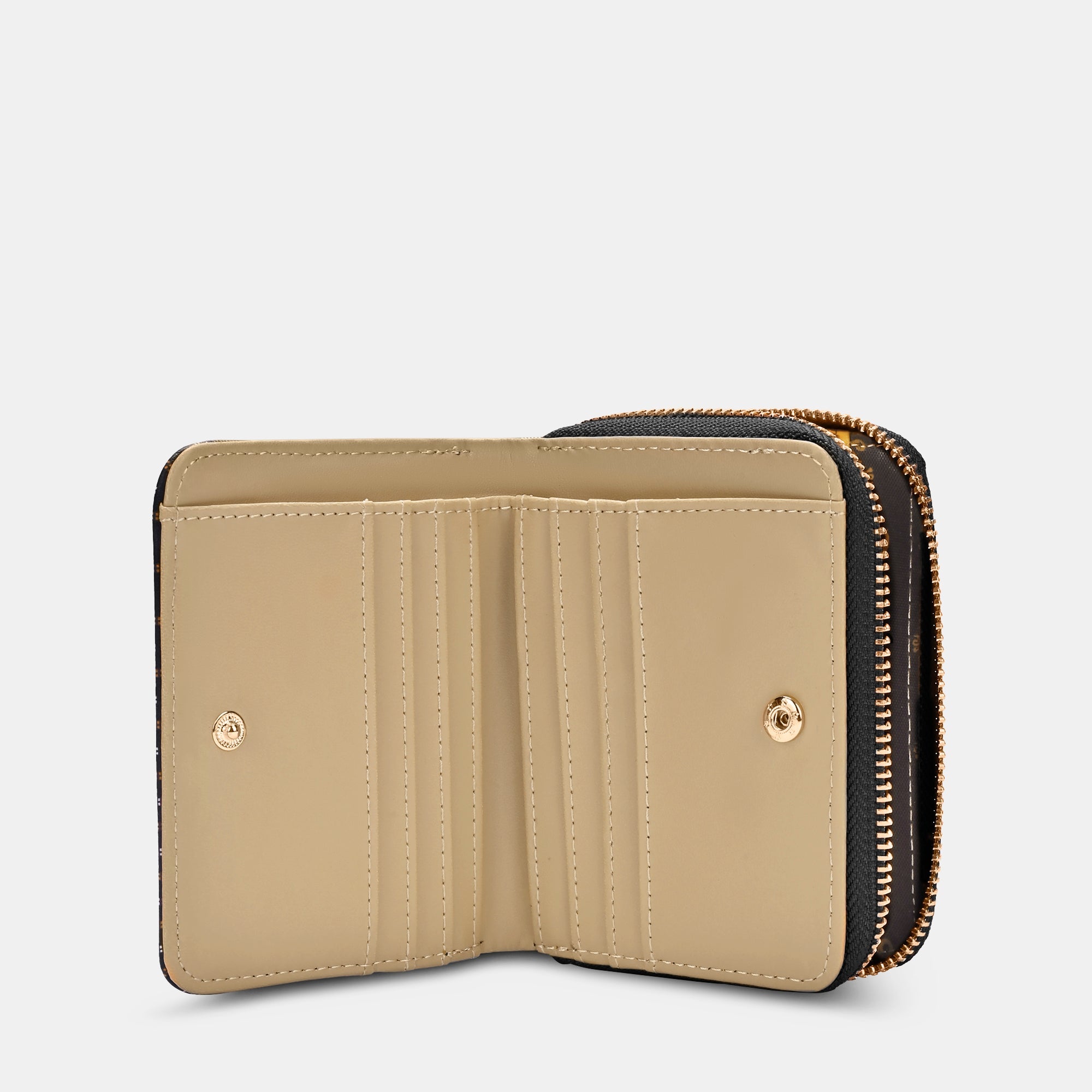 Mono Flap25 Small Zip Around Small Wallet