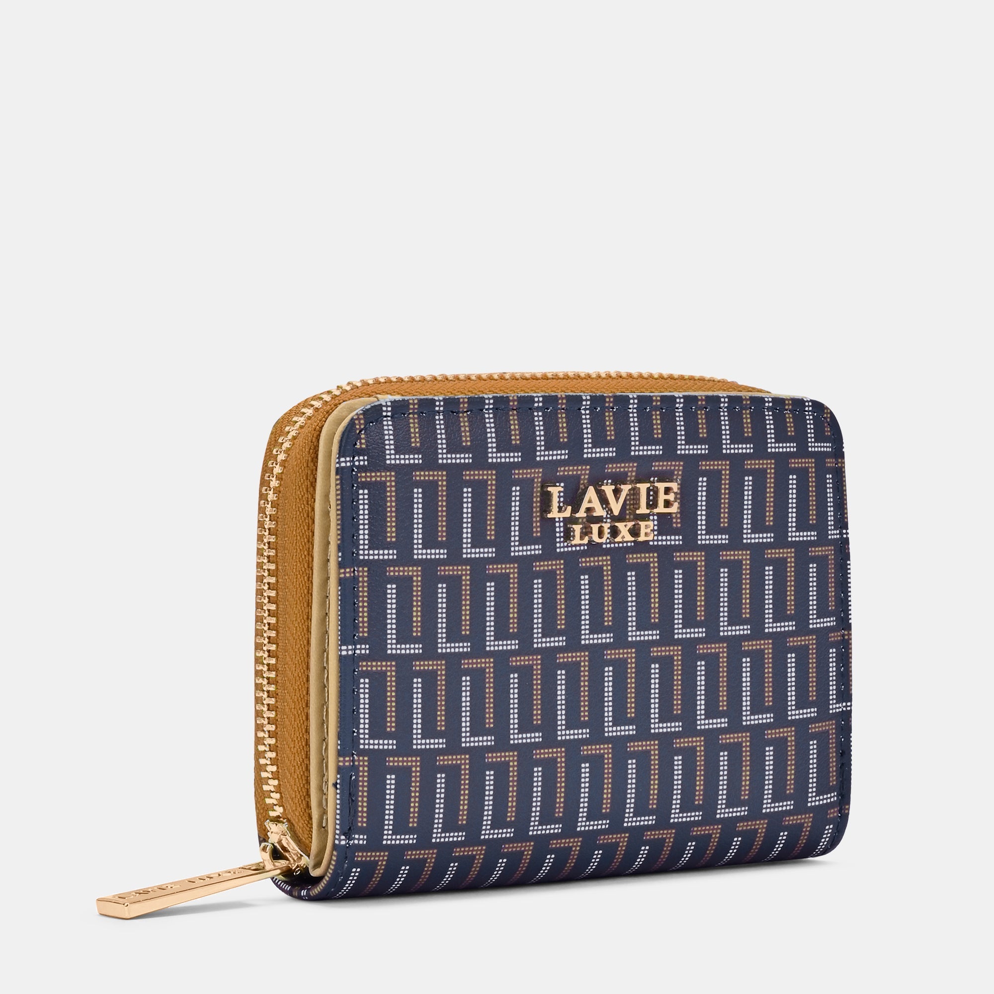 Mono Flap25 Zip Around Small Wallet