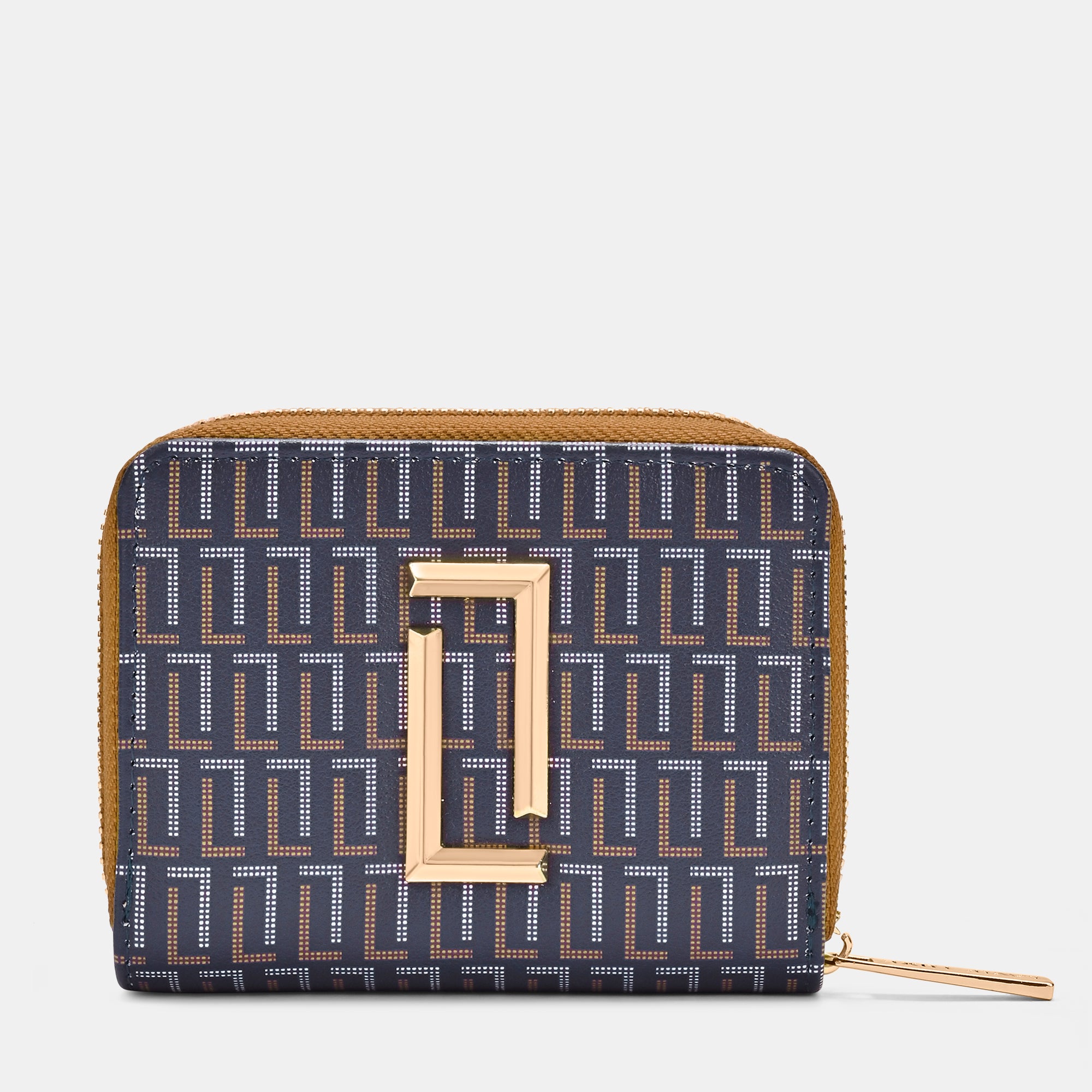 Mono Flap25 Small Zip Around Wallet