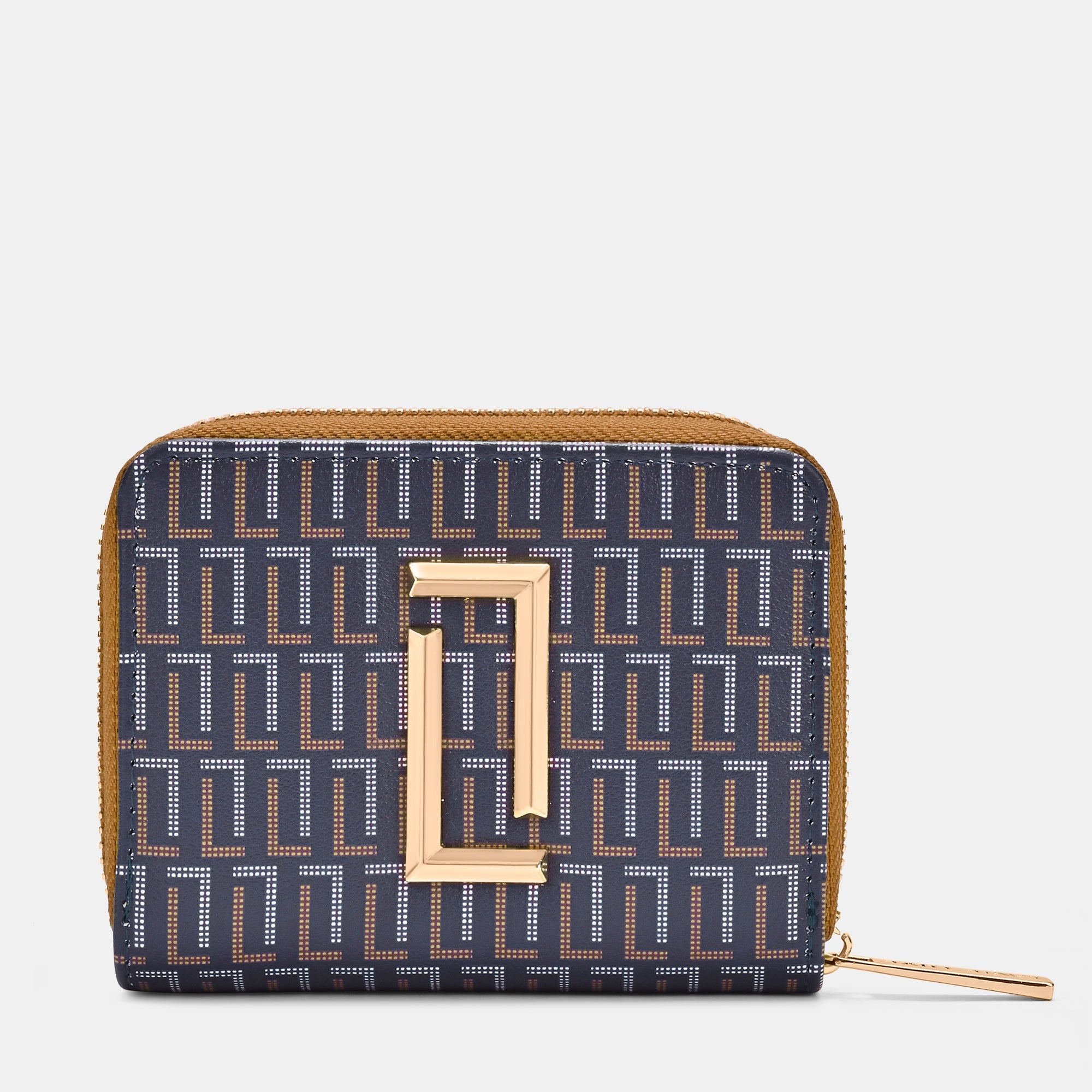 Mono Flap25 Zip Around Small Wallet