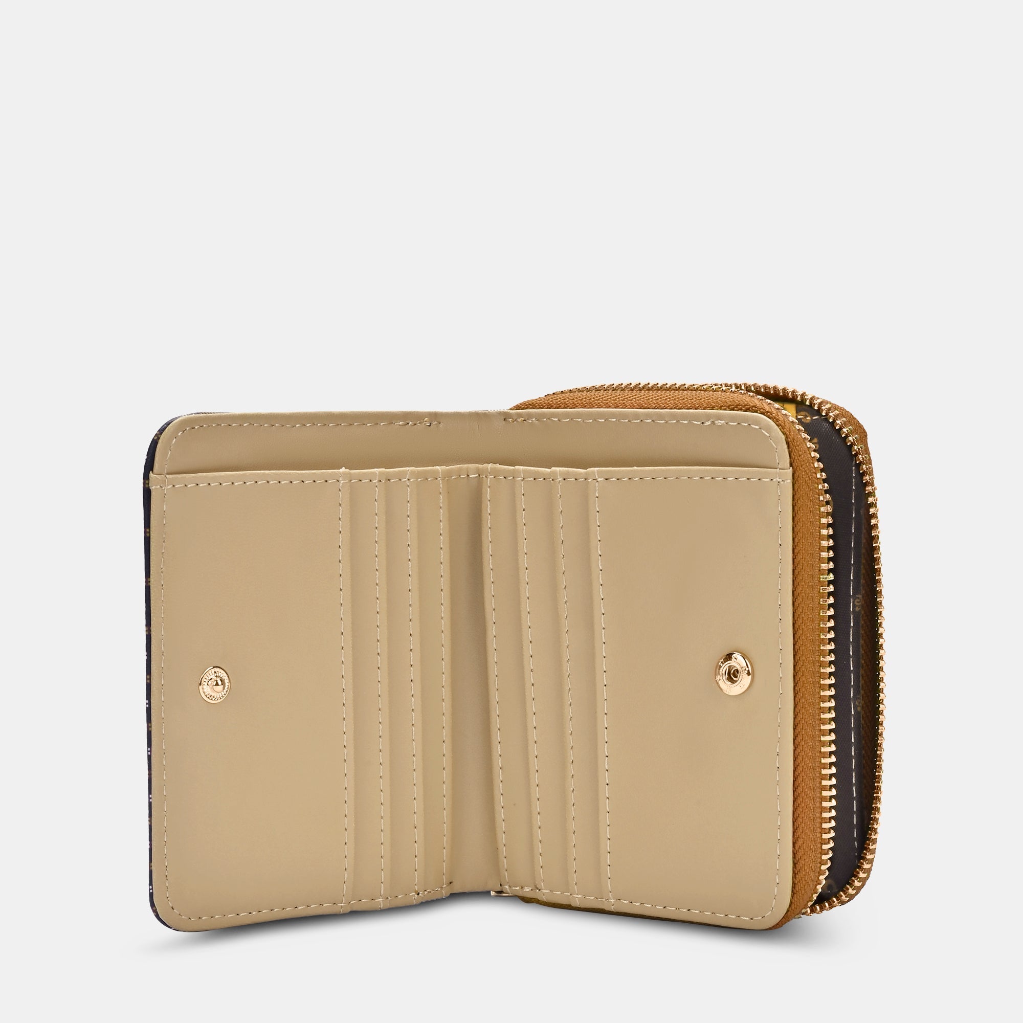 Mono Flap25 Zip Around Small Wallet