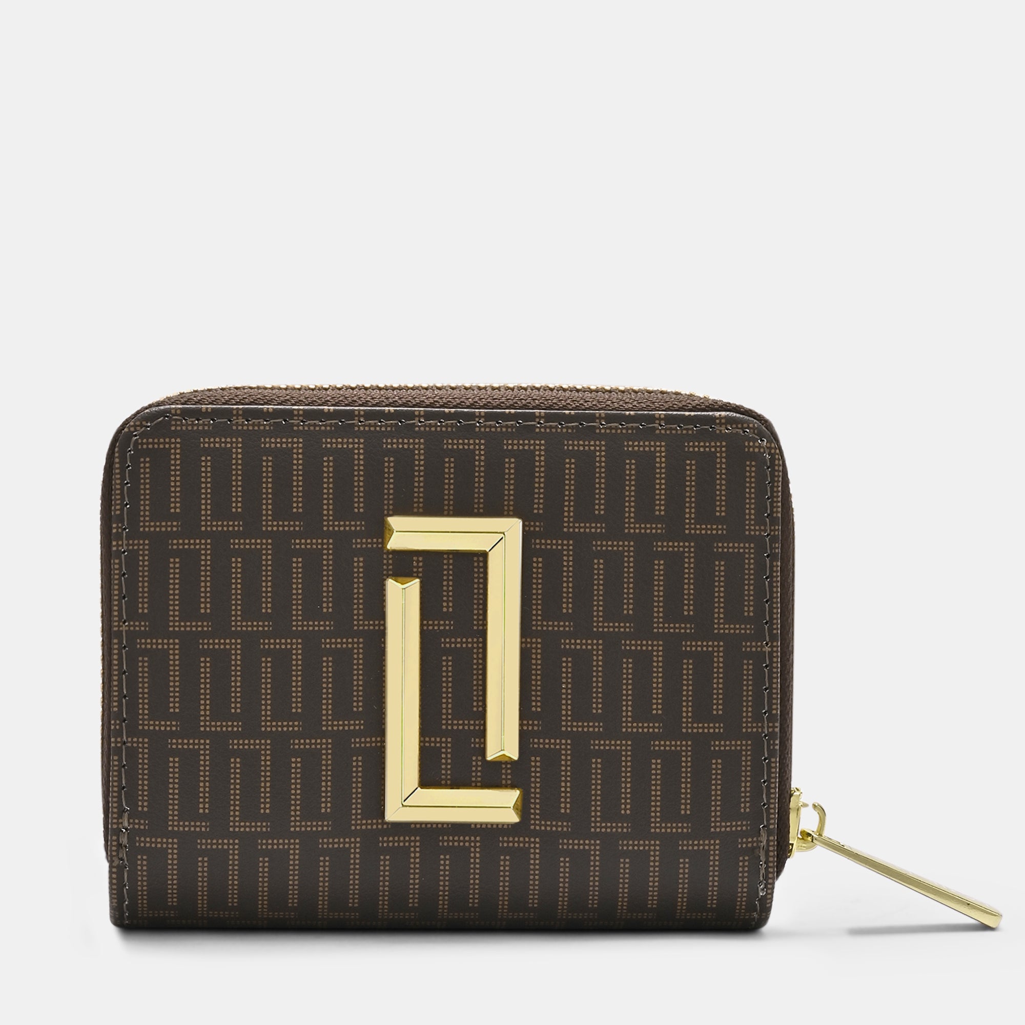 Mono Flap25 Zip Around Small Wallet