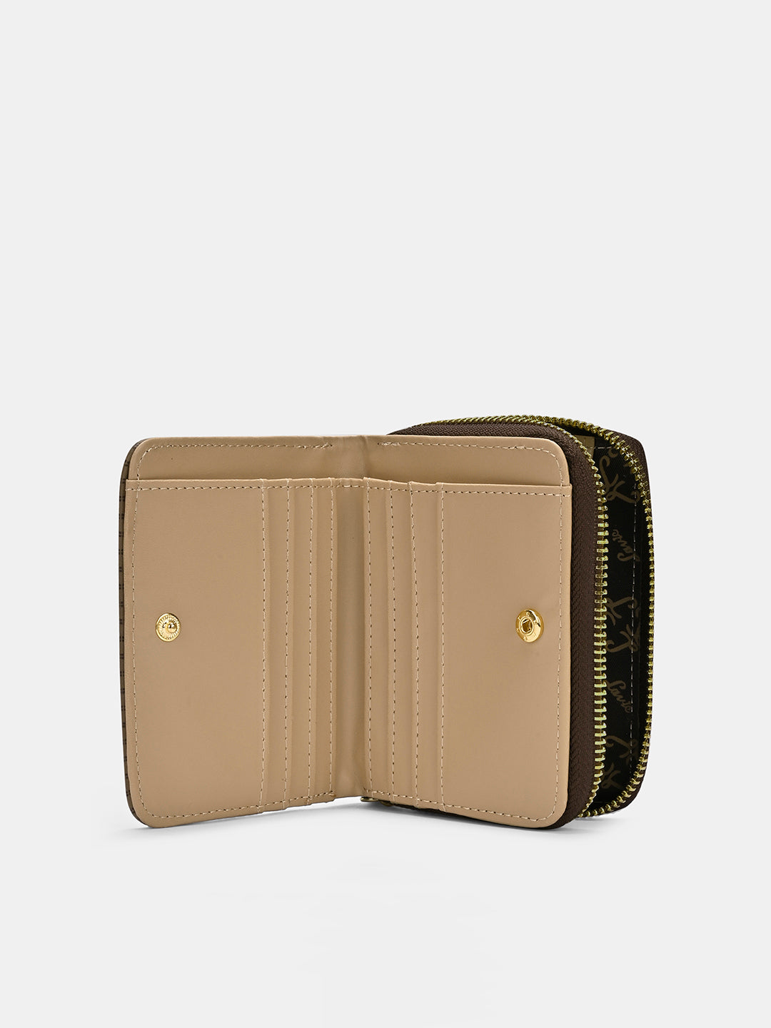 Mono Flap25 Zip Around Small Wallet