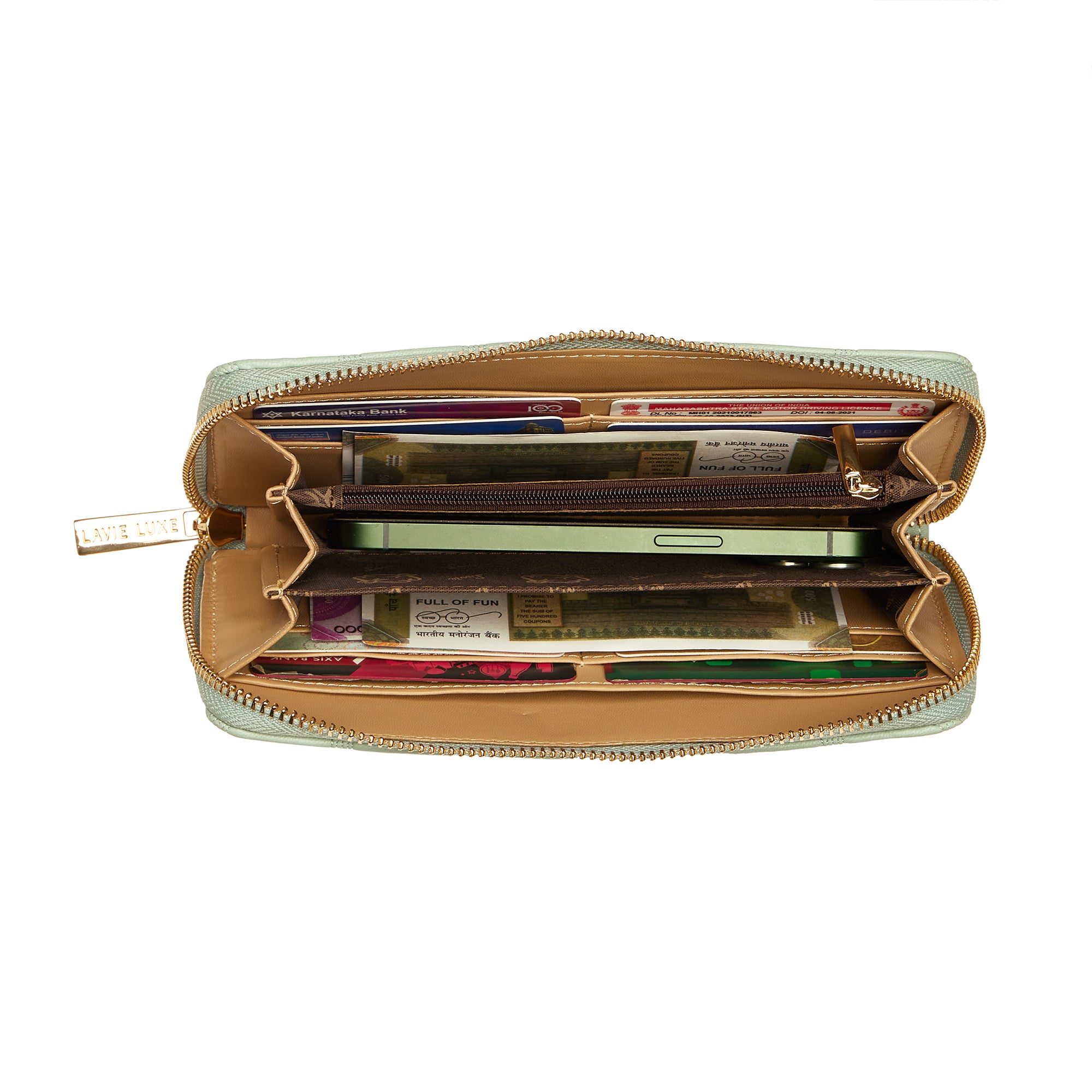 Quina25 Large Zip Around Wallet
