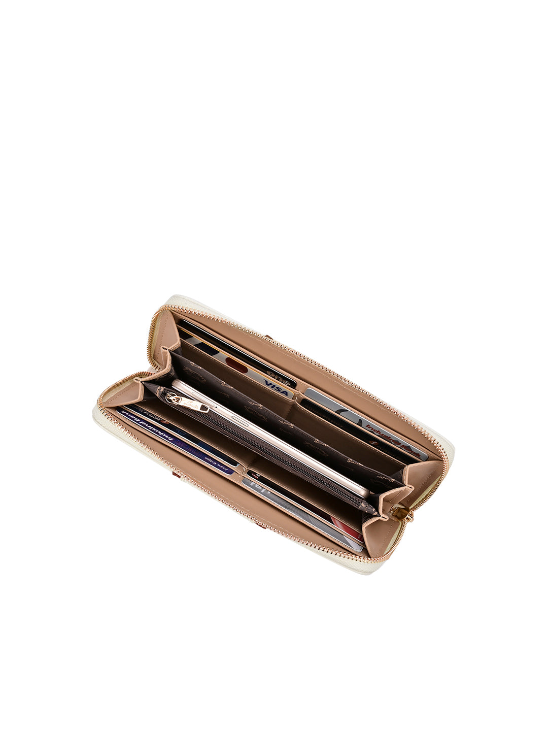 Colourblock Berlin Large Zip Around Wallet