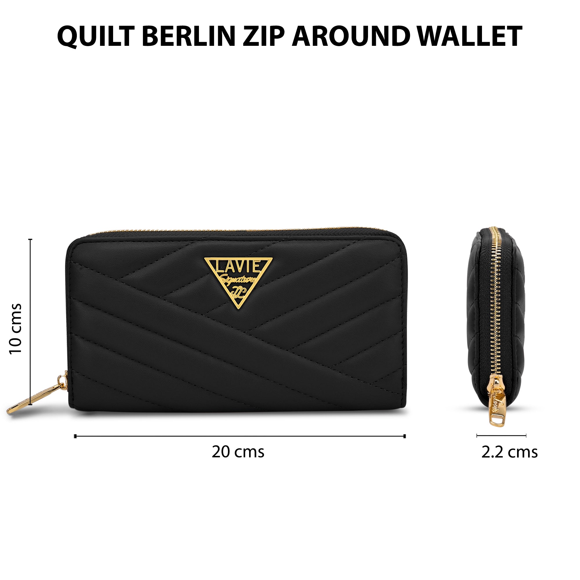 Quilt Berlin Zip Around Large Wallet