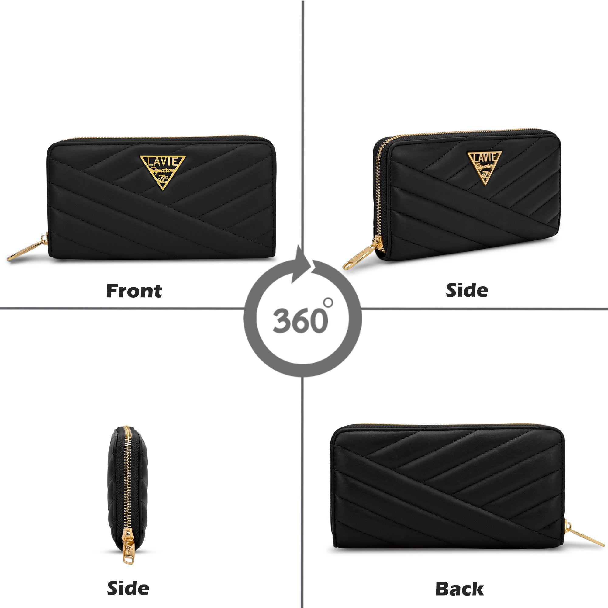 Quilt Berlin Zip Around Large Wallet
