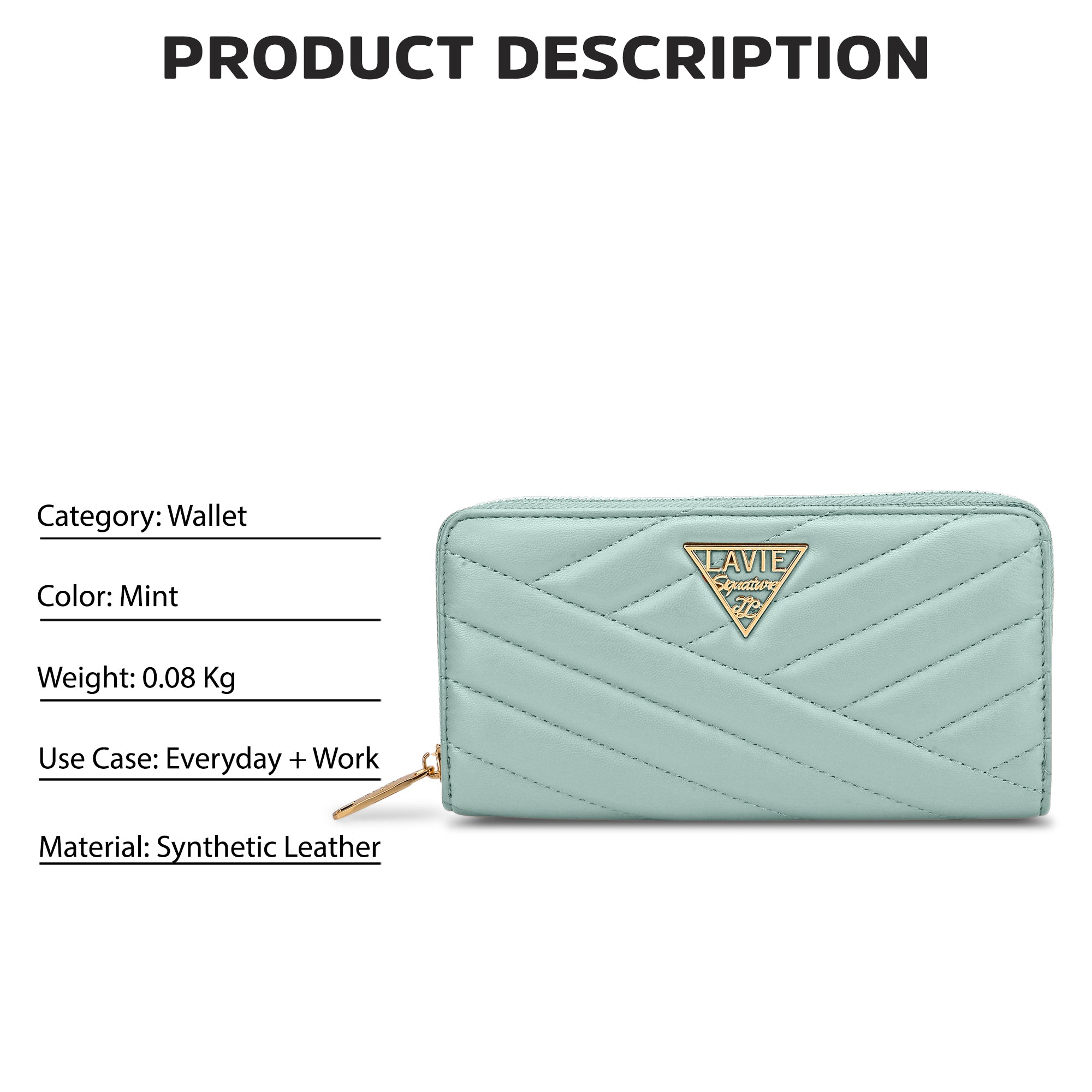Quilt Berlin Zip Around Large Wallet