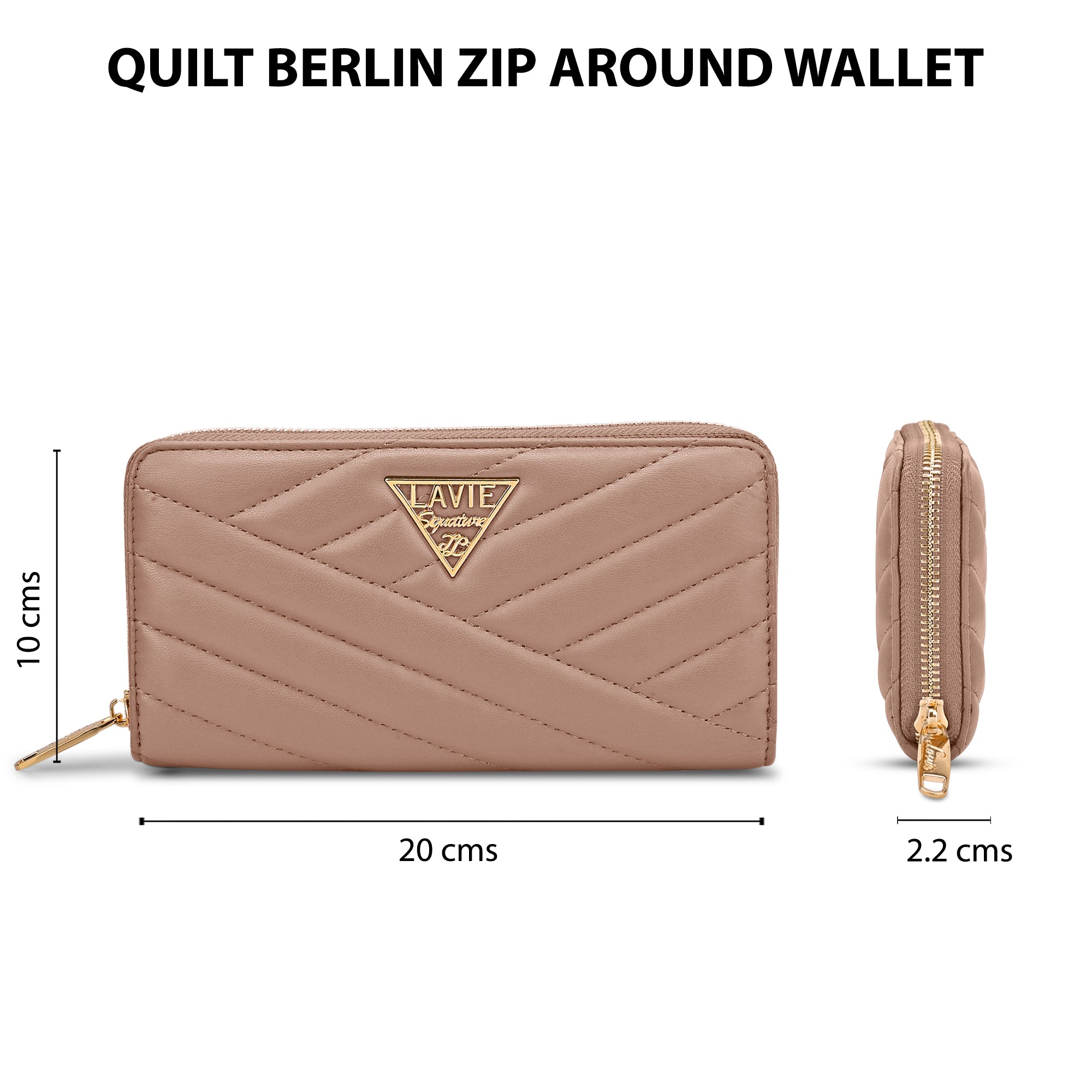 Quilt Berlin Zip Around Large Wallet