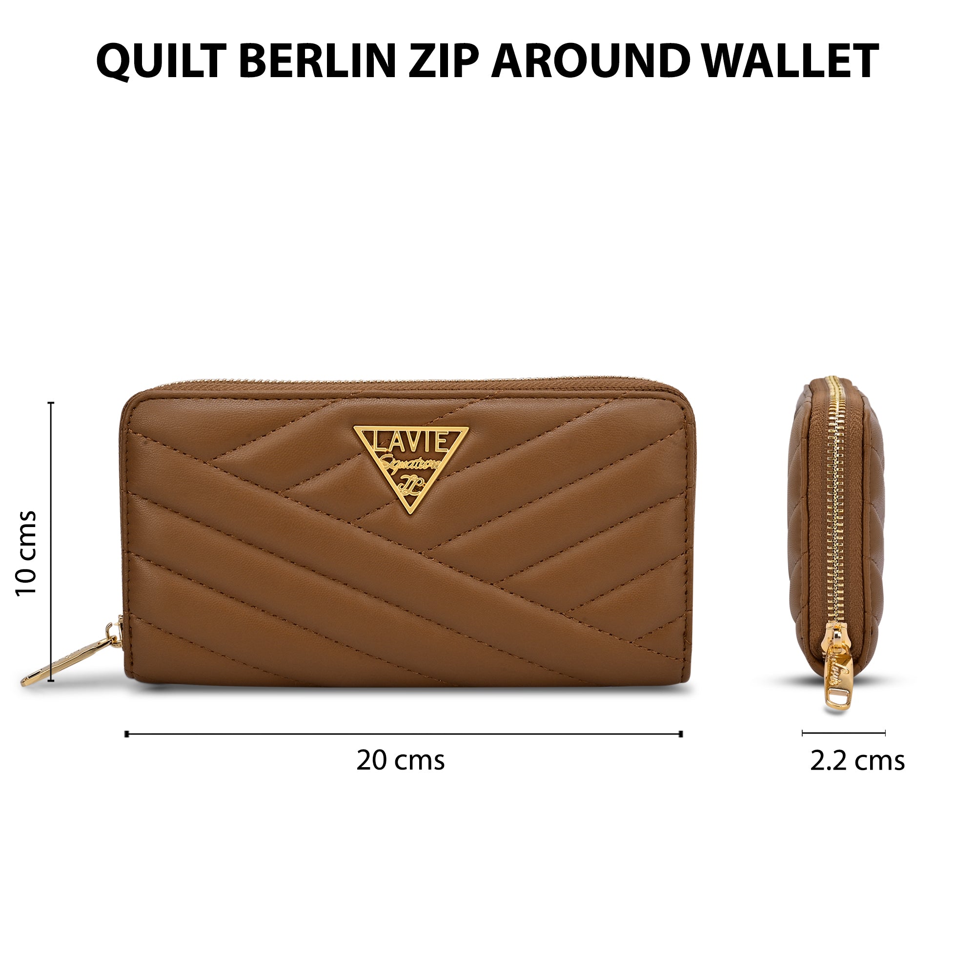 Quilt Berlin Zip Around Large Wallet