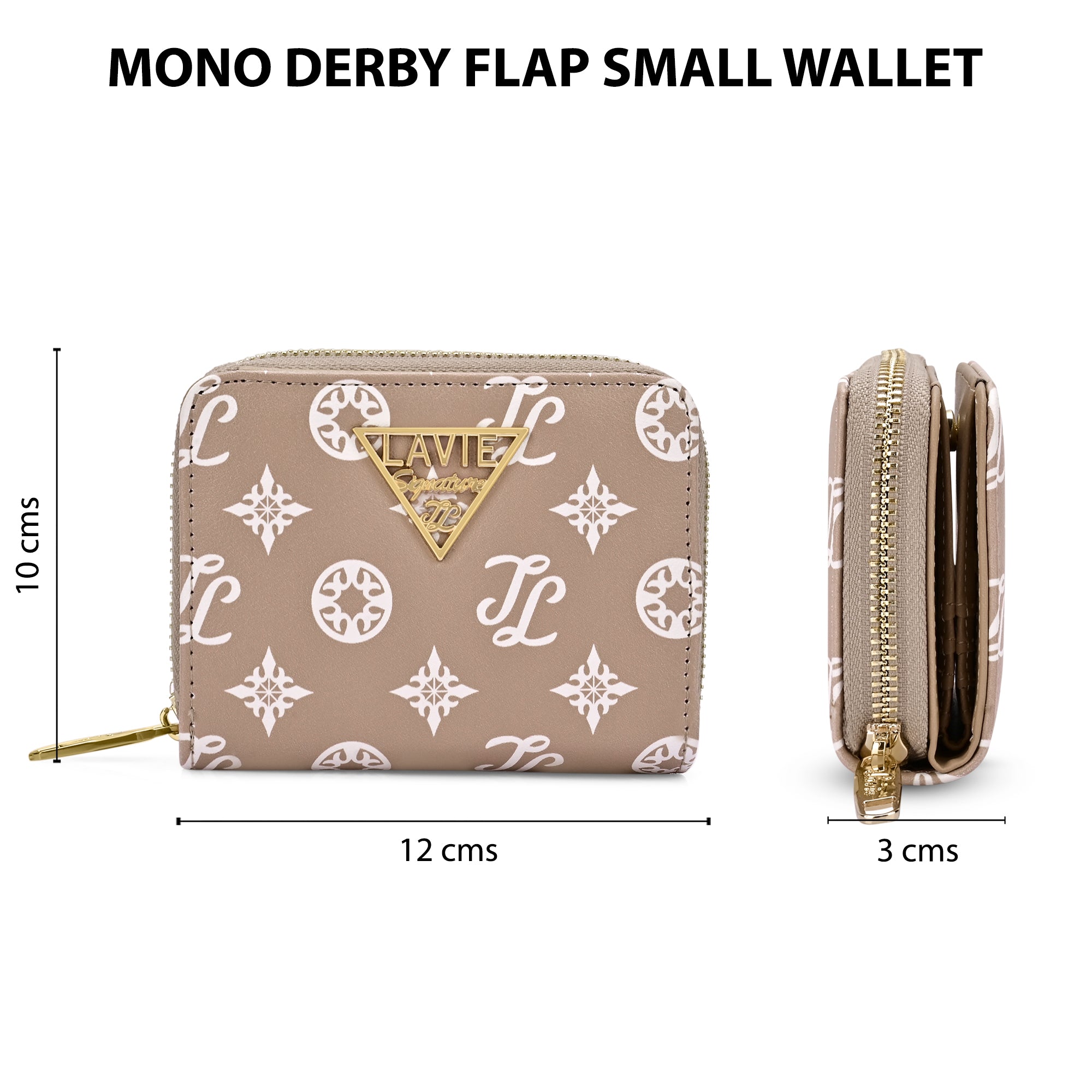 Mono Derby Flapzip Around Small Wallet