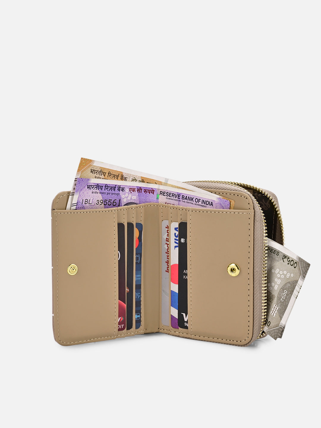 Mono Derby Flapzip Around Small Wallet