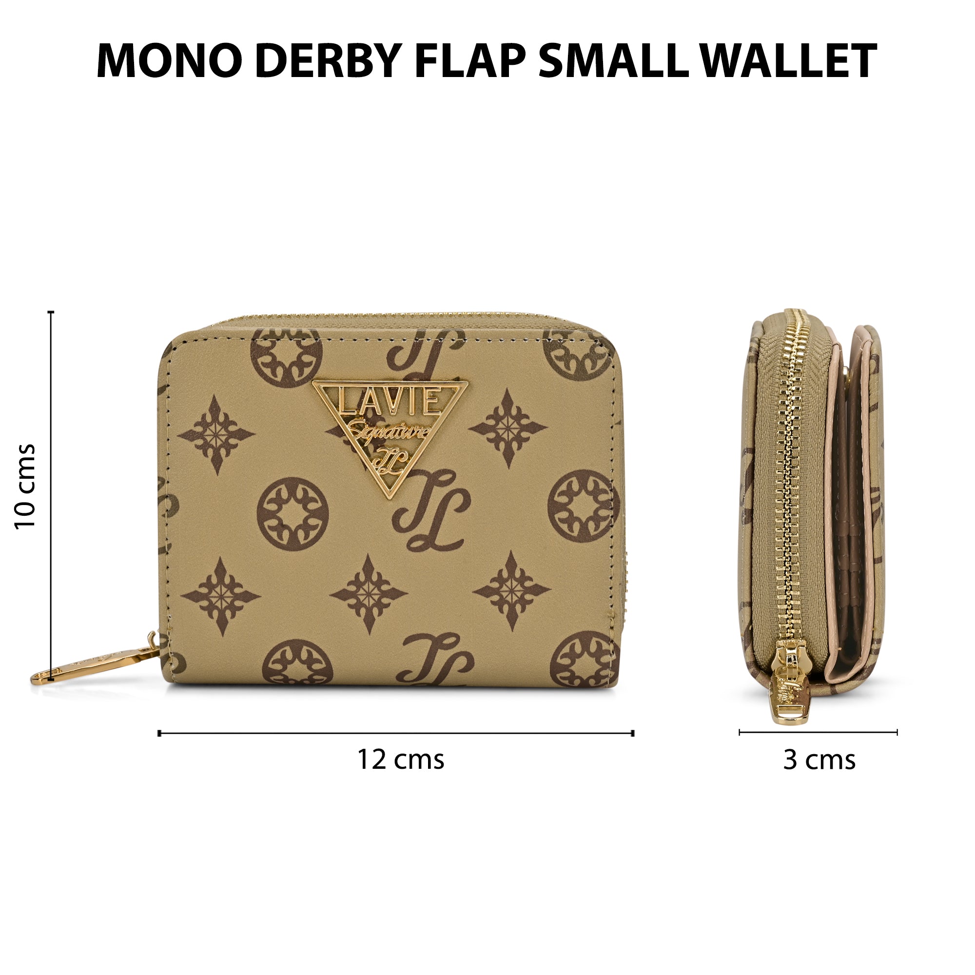 Mono Derby Flapzip Around Small Wallet