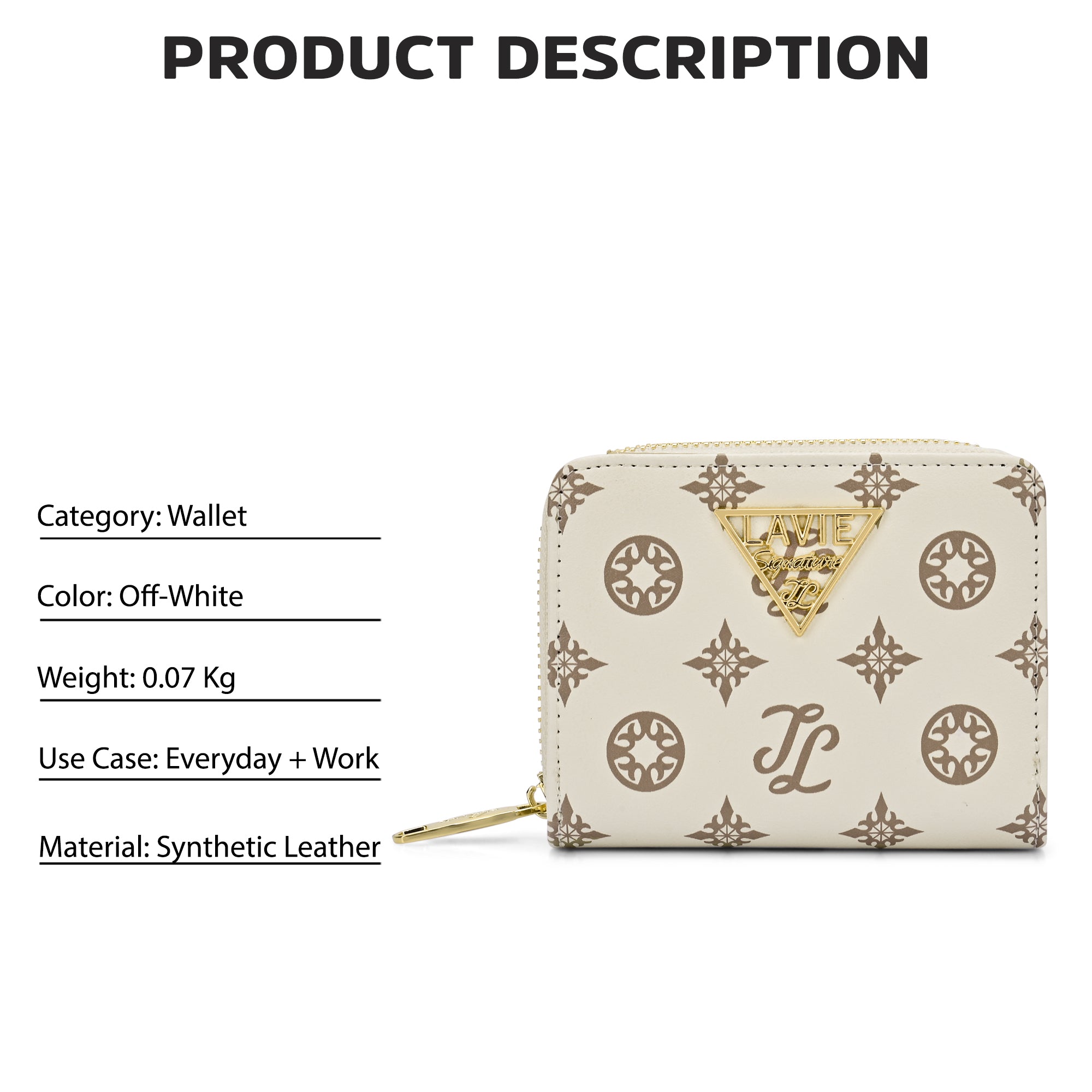 Mono Derby Flapzip Around Small Wallet