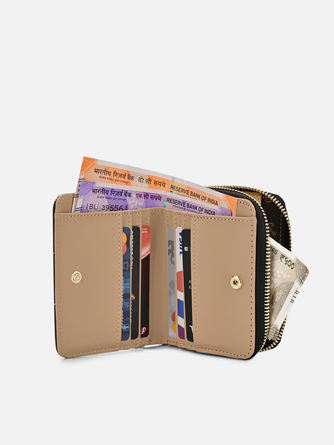 Mono Derby Flapzip Around Small Wallet