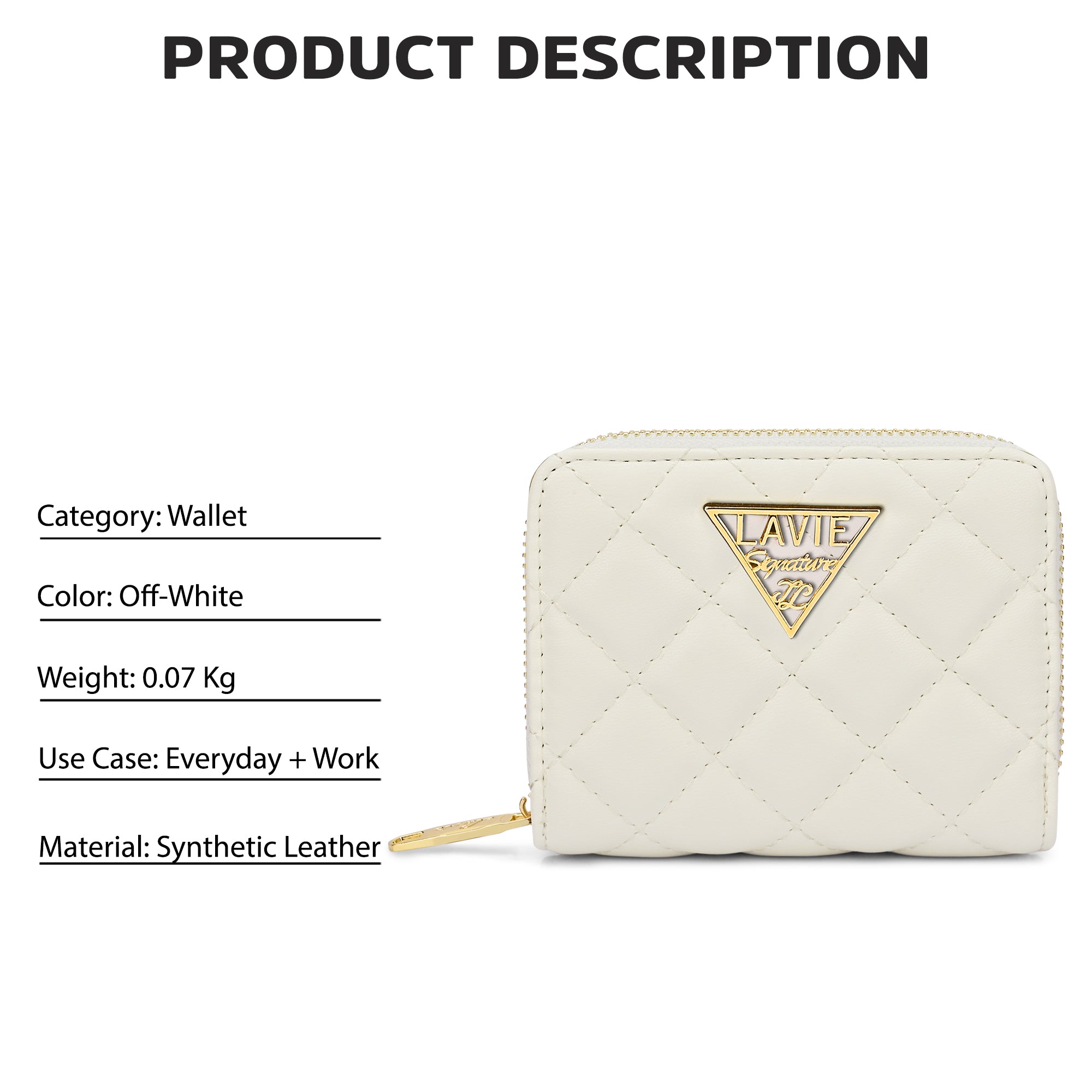 Quilt Derby Flapzip Around Small Wallet